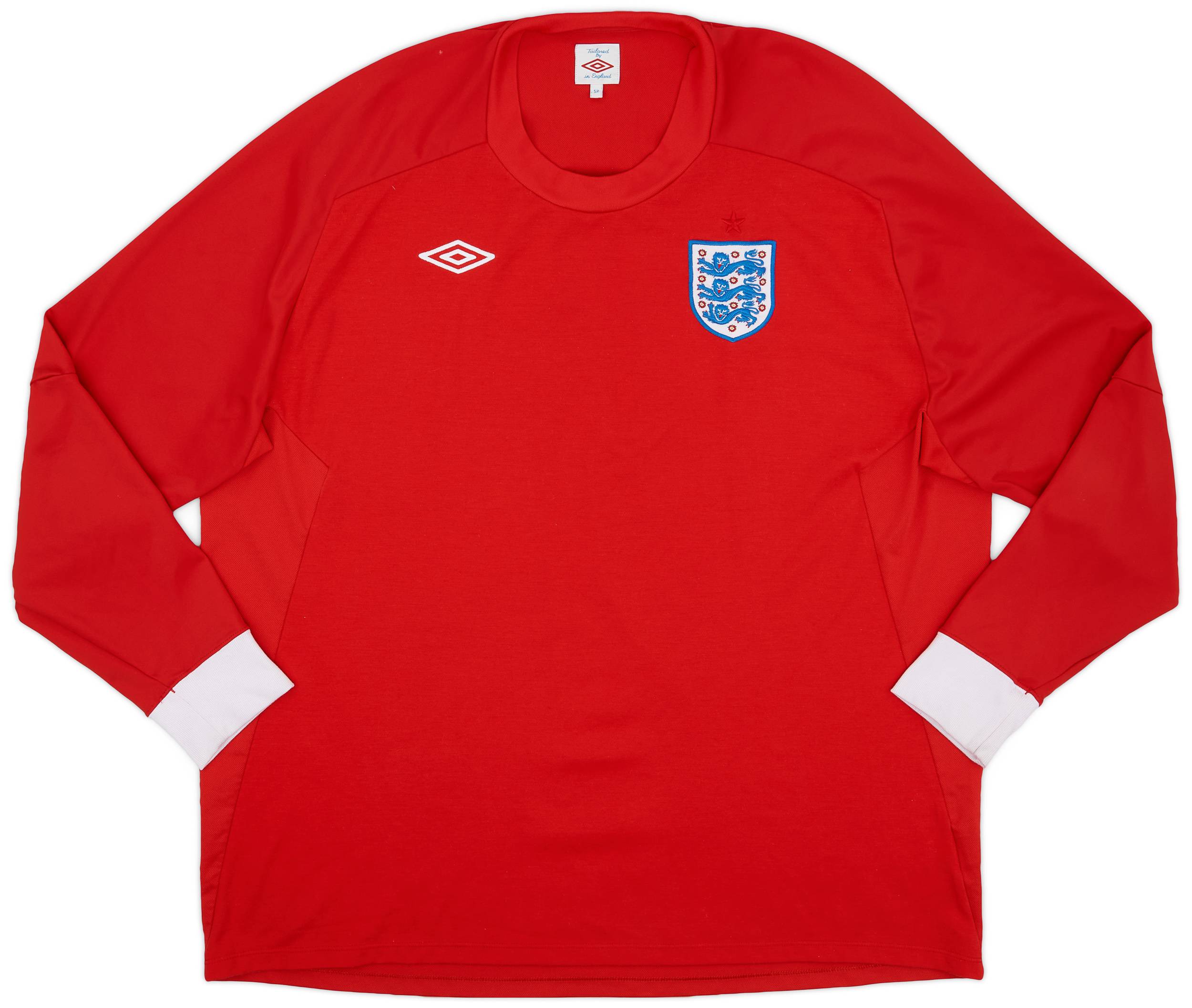 2010-11 England Away L/S Shirt - 9/10 - (3XL)