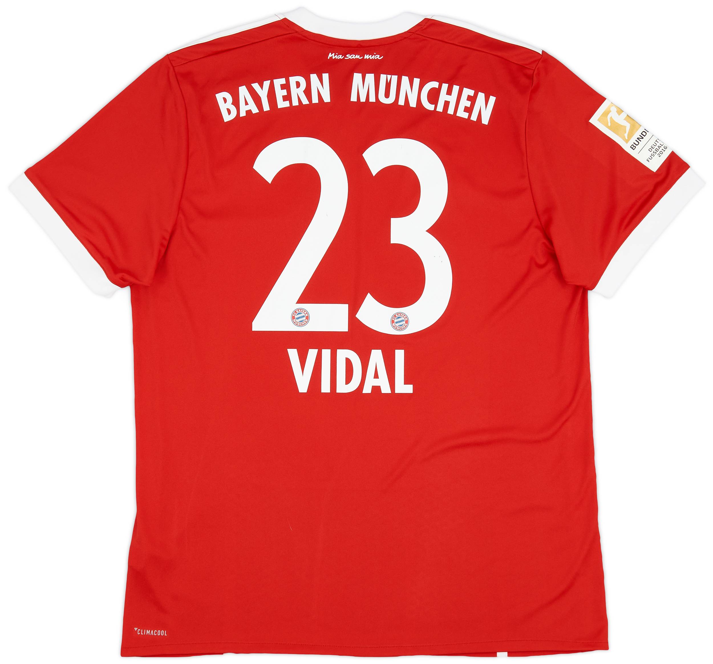 2017-18 Bayern Munich Home Shirt Vidal #23 - 8/10 - (L)