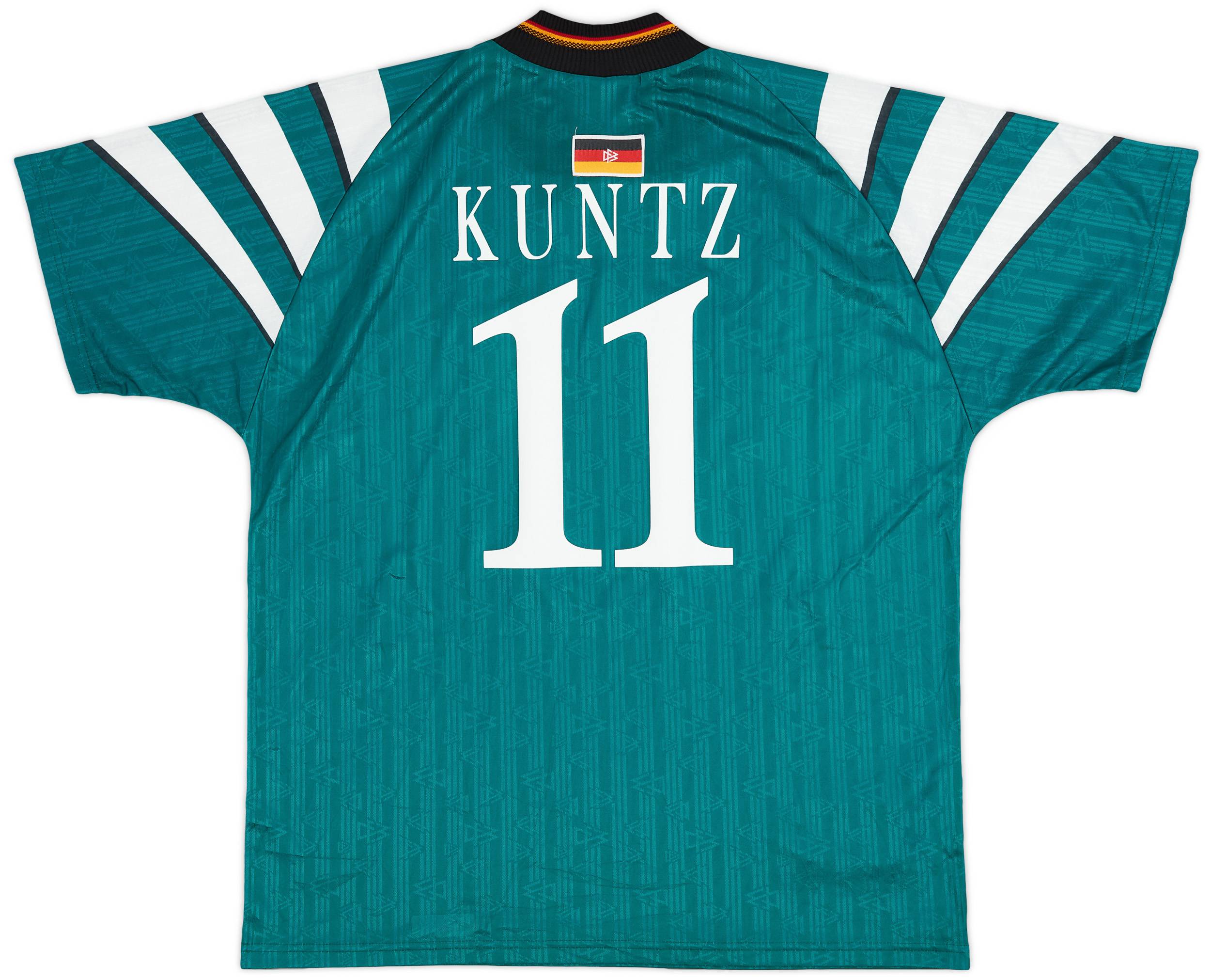 1996-98 Germany Away Shirt Kuntz #11 - 8/10 - (XL)