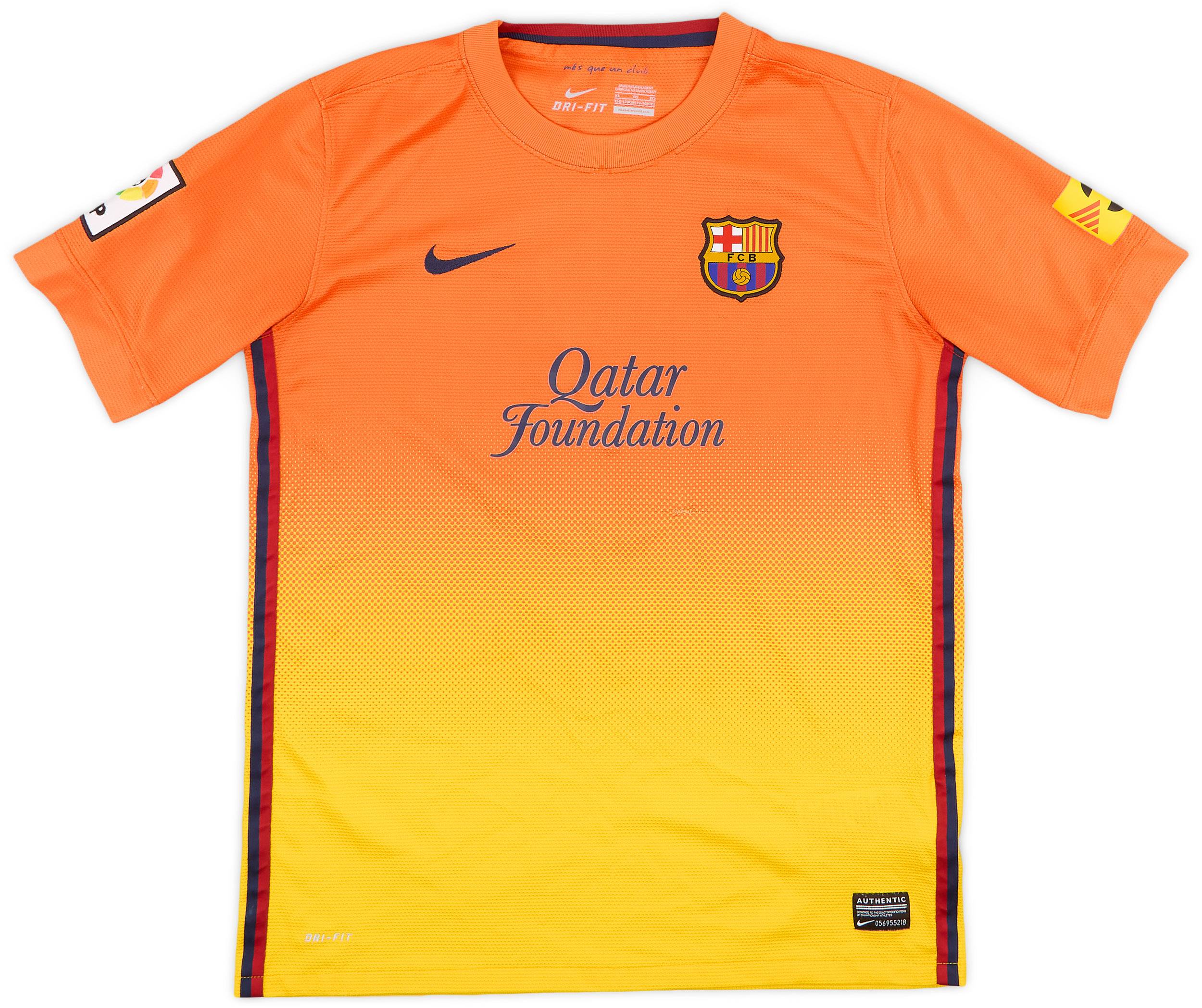 2012-13 Barcelona Away Shirt - 9/10 - (XL.Boys)