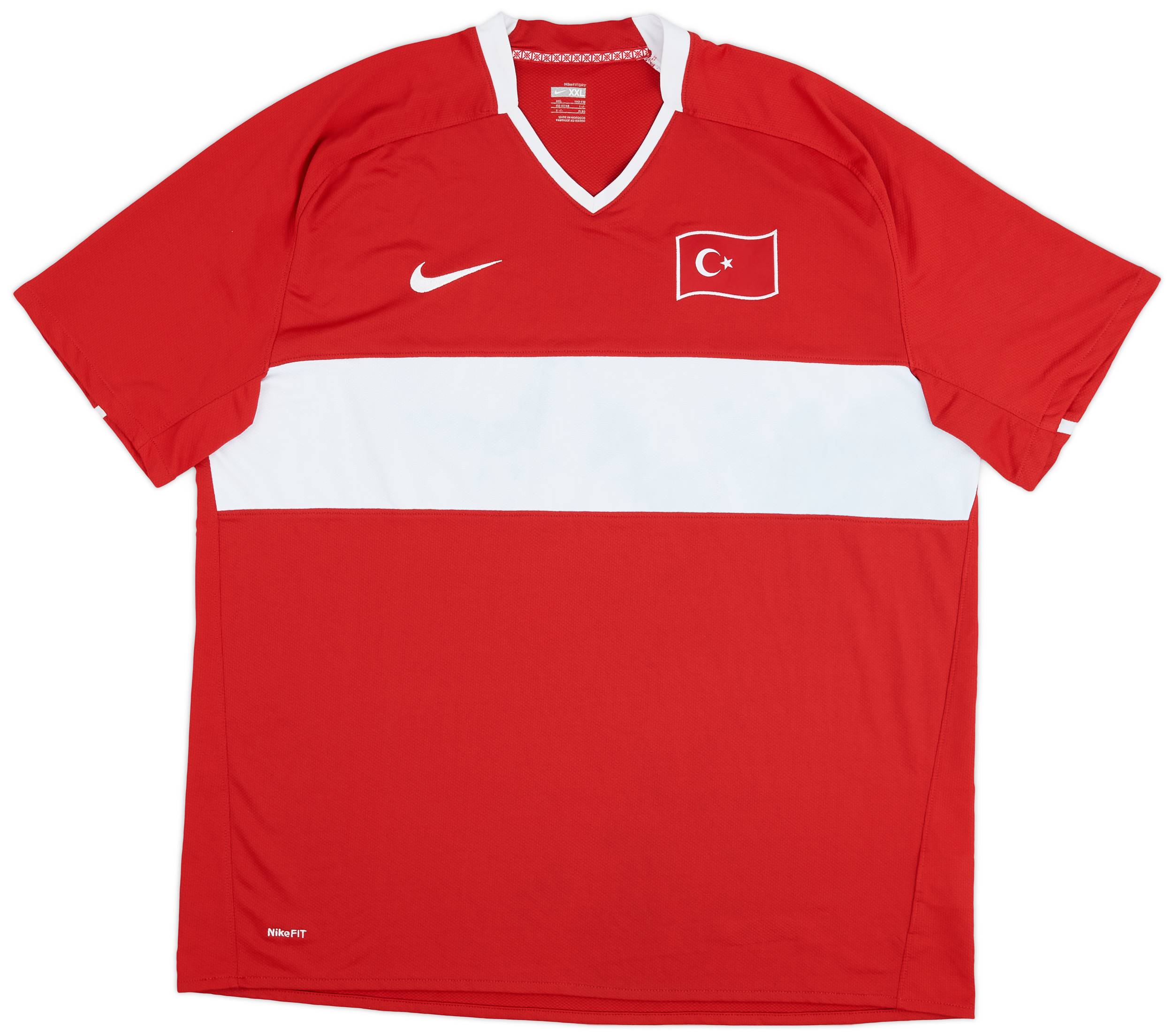 2008-10 Turkey Home Shirt - 8/10 - (XXL)