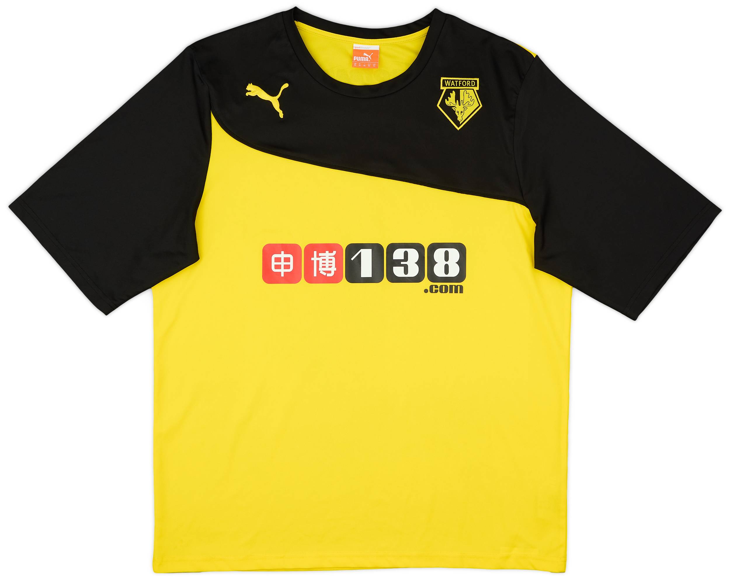 2013-14 Watford Home Shirt - 8/10 - (XL)