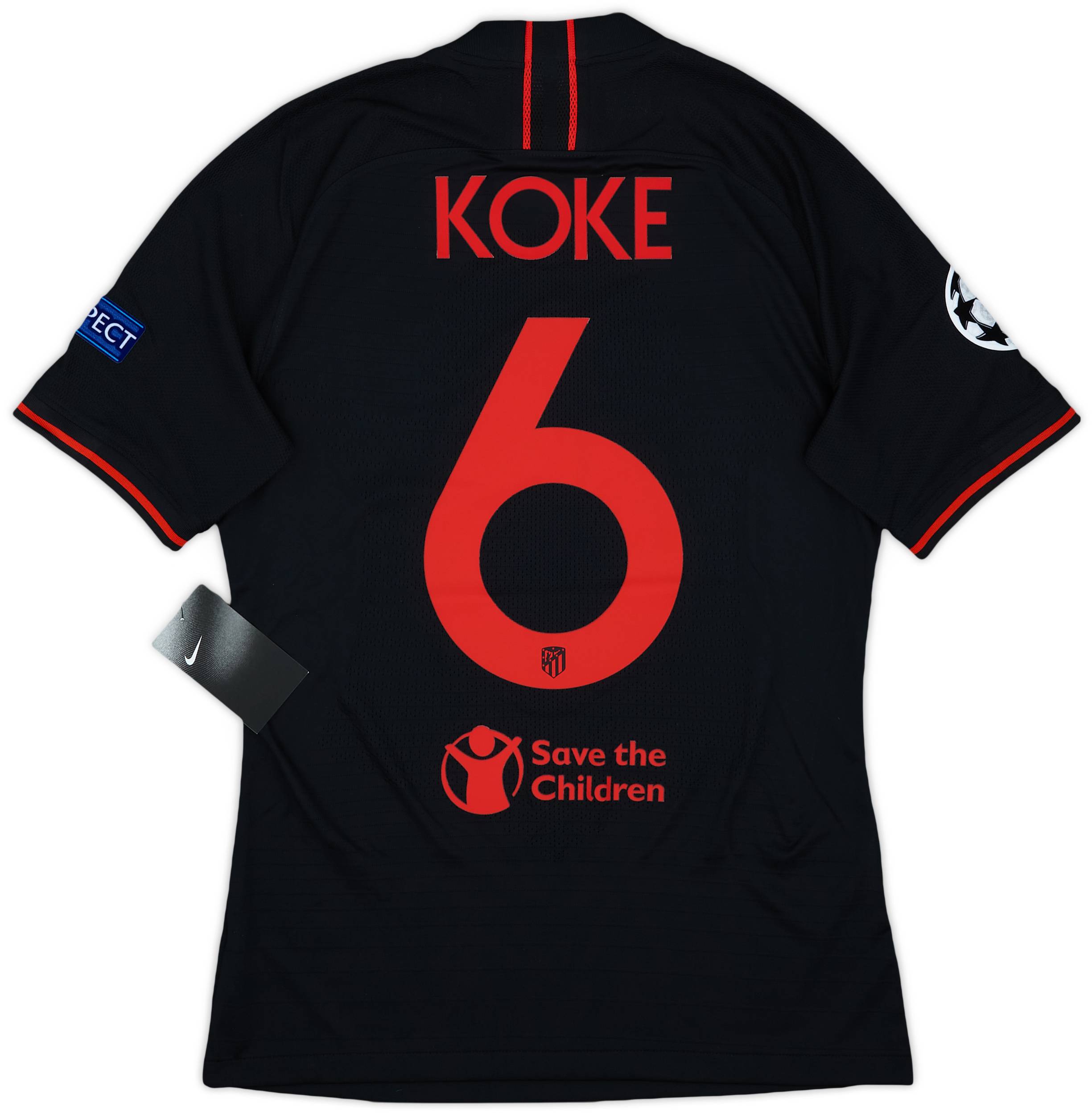 2019-20 Atletico Madrid Player Issue Away Shirt Koke #6 (M)