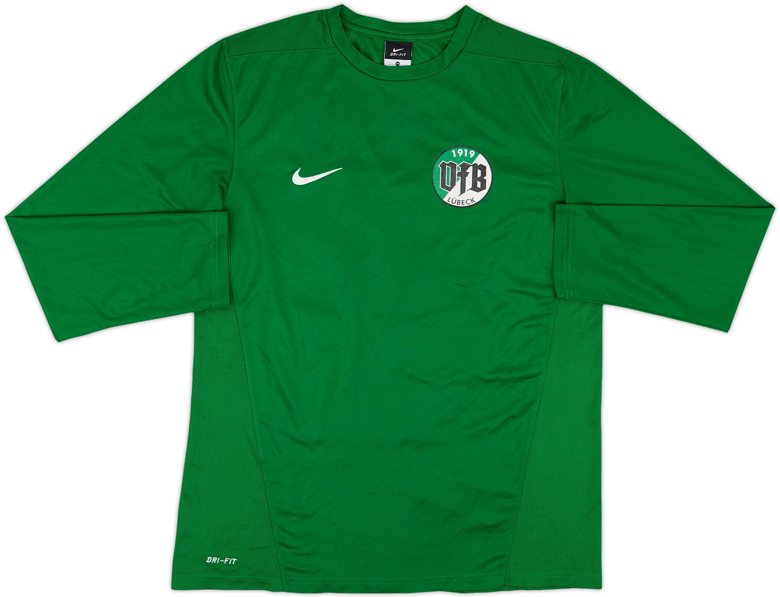 2009-10 VfB Lubeck Home L/S Shirt #21 - 9/10 - (M)
