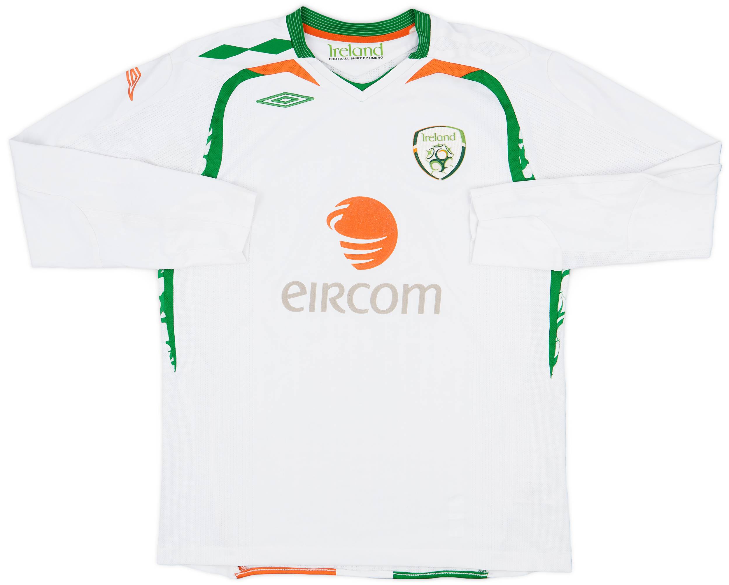 2008-10 Ireland Away L/S Shirt - 8/10 - (L)