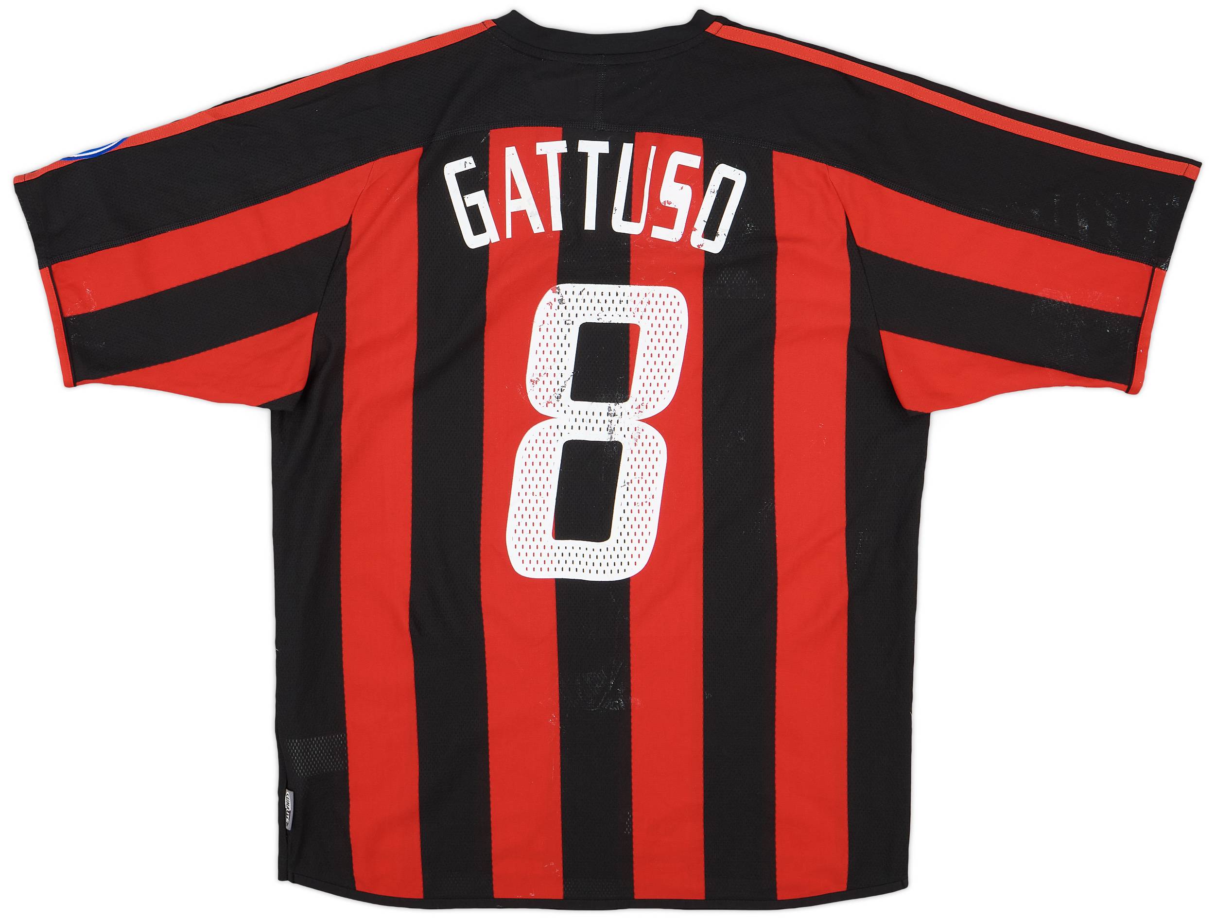 2003-04 AC Milan Away Shirt Gattuso #8 - 5/10 - (M)
