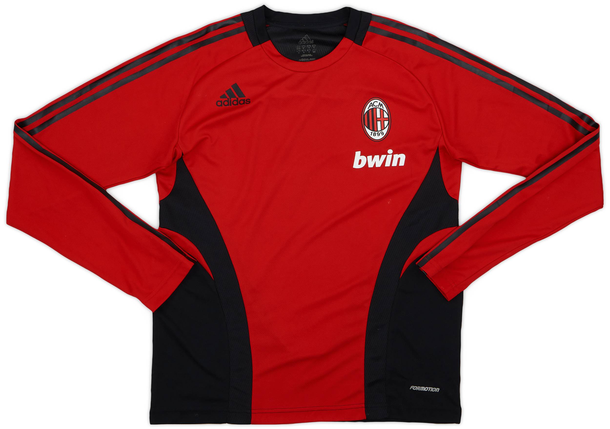 2008-09 AC Milan adidas Formotion Training L/S Shirt - 7/10 - (L)