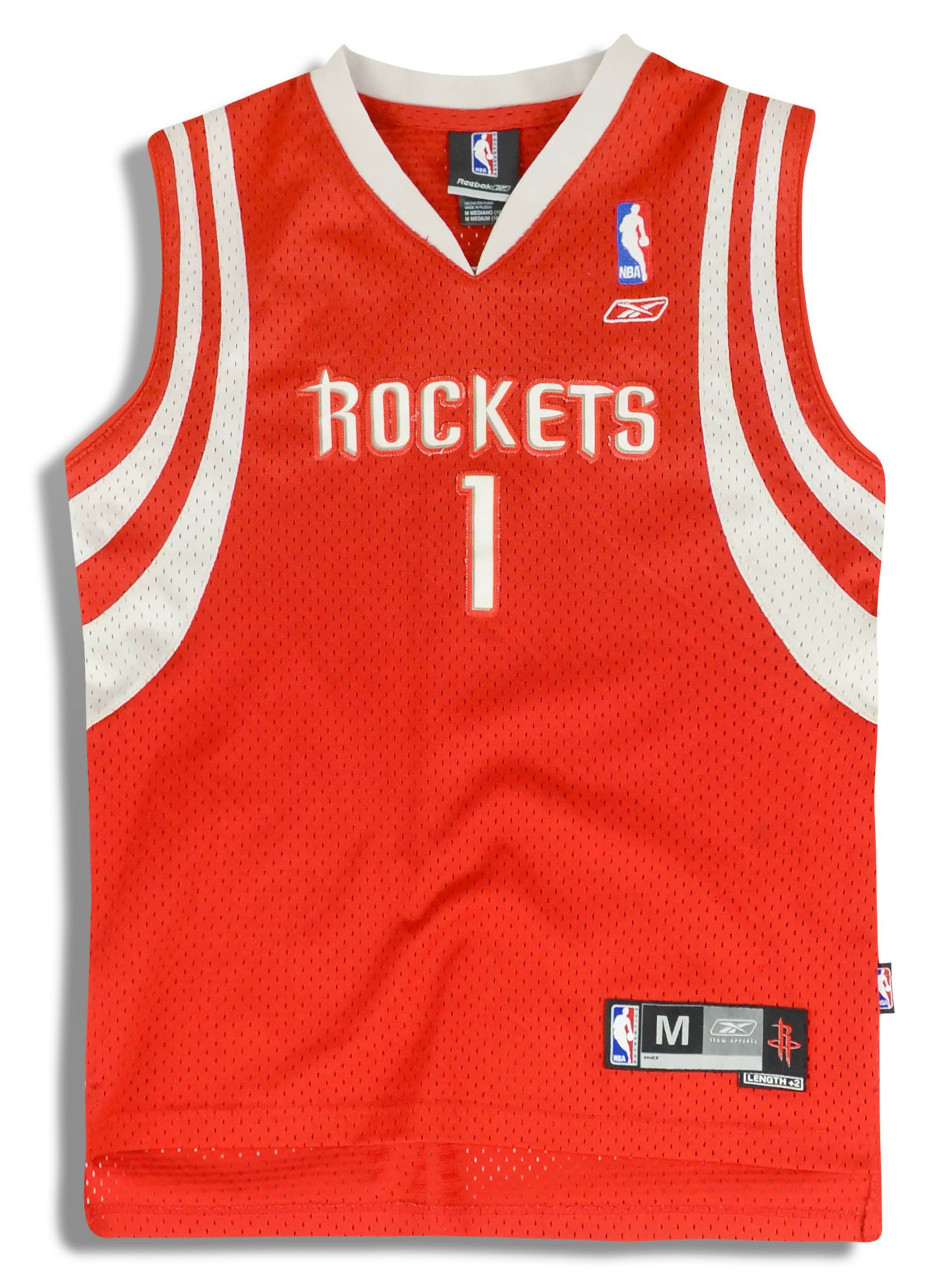 2004-06 Houston Rockets McGrady #1 Reebok Swingman Jersey (Away) Y