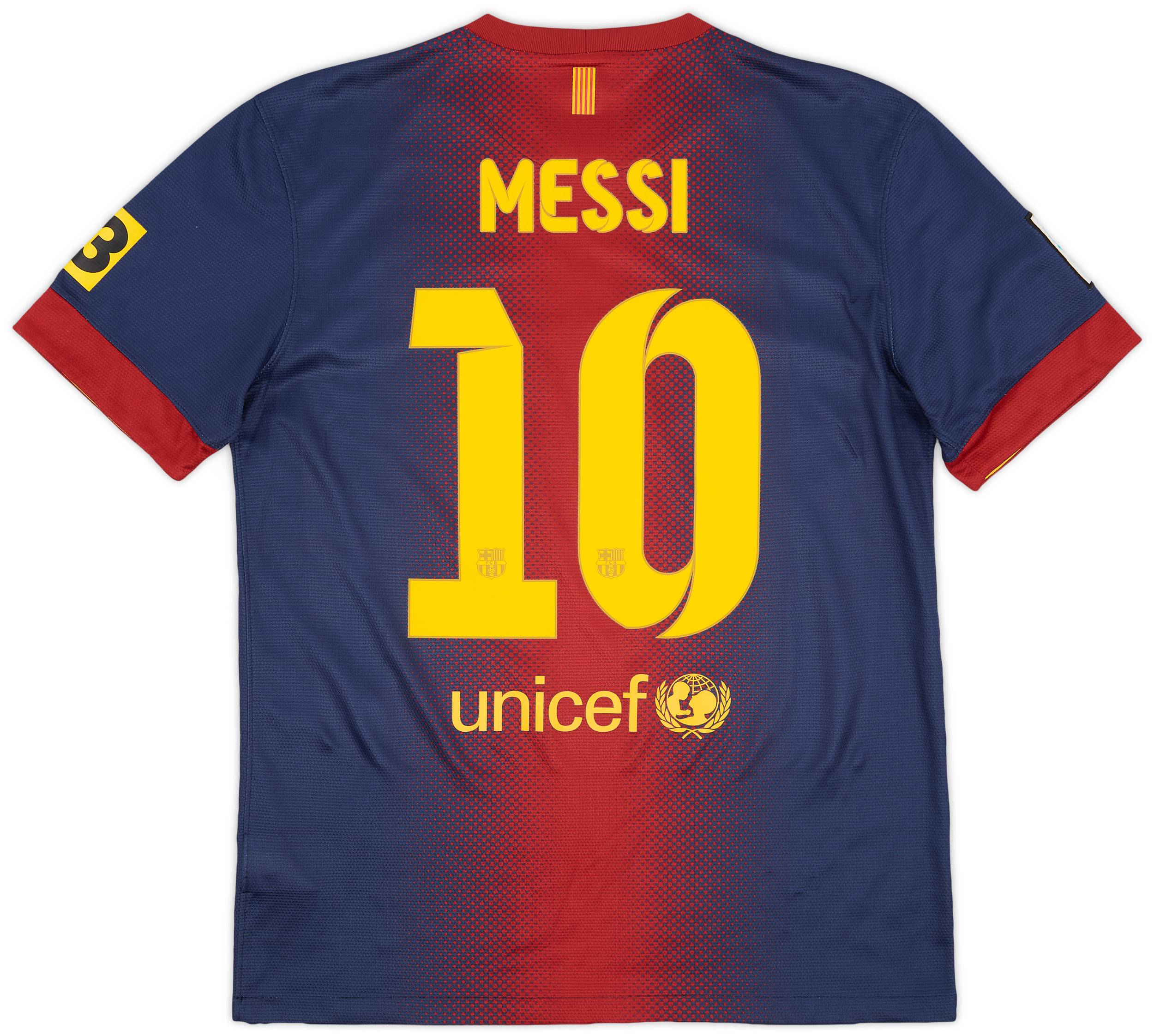 2012-13 Barcelona Home Shirt Messi #10 - 8/10 - (M)