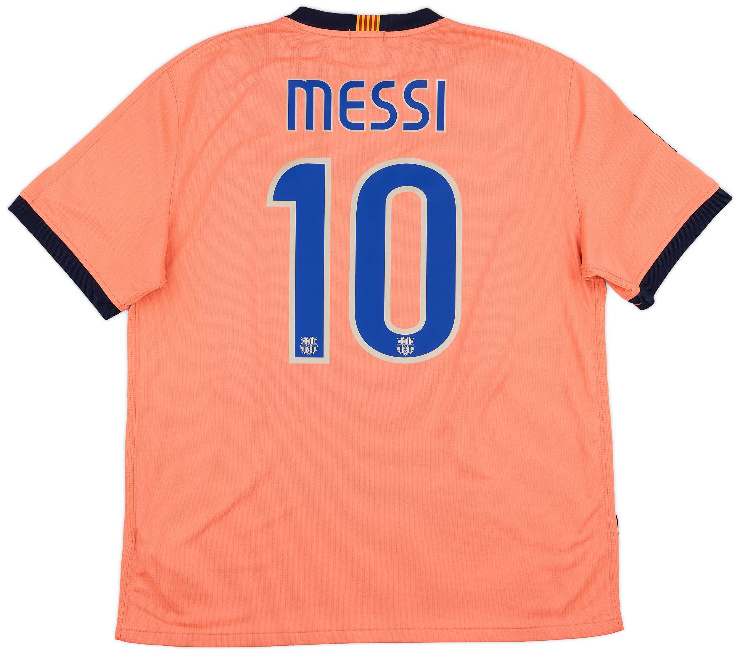 2009-10 Barcelona Away Shirt Messi #10 - 6/10 - (XL)