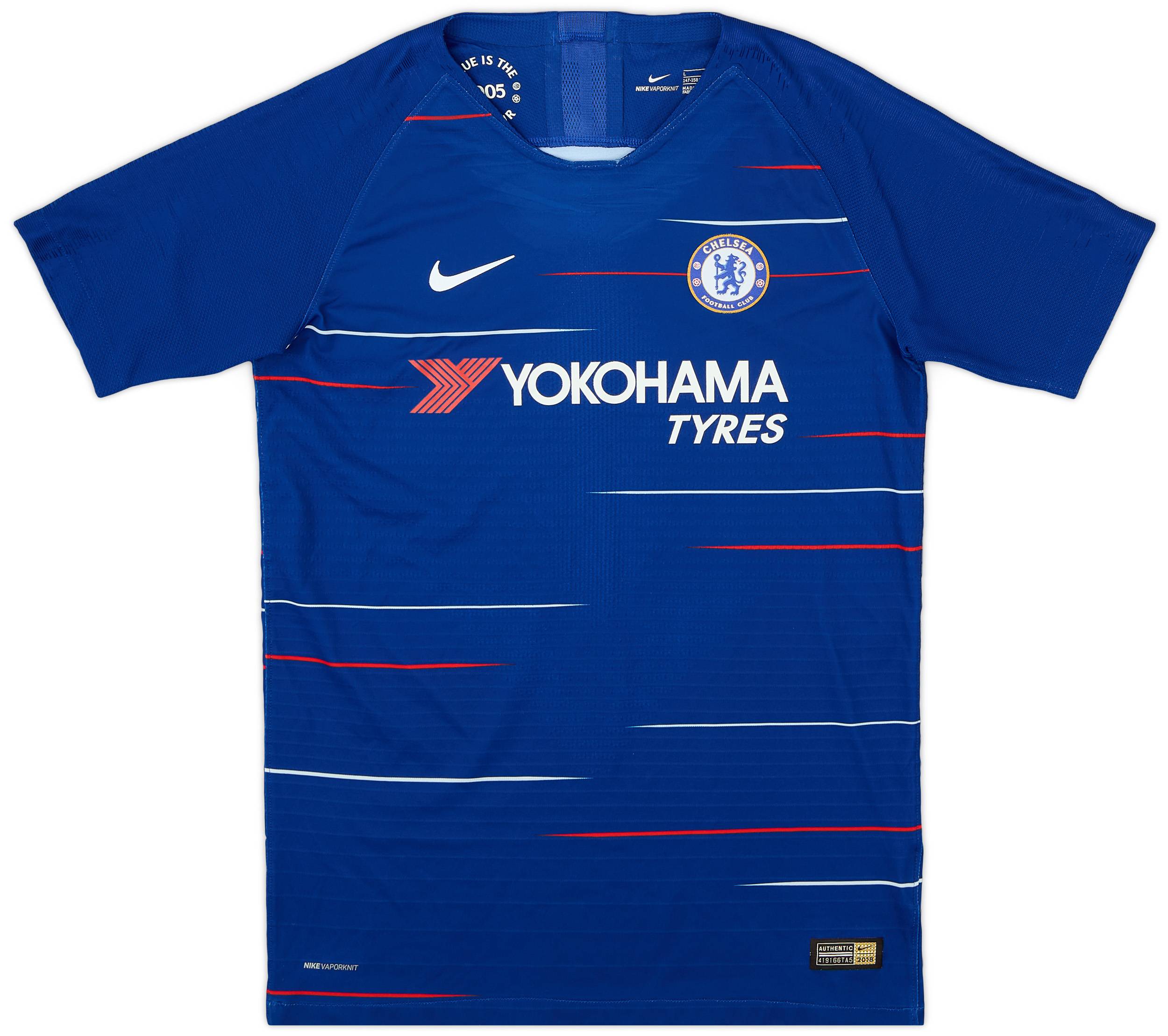 2018 19 Chelsea Authentic Home Shirt 9 10 L.Boys