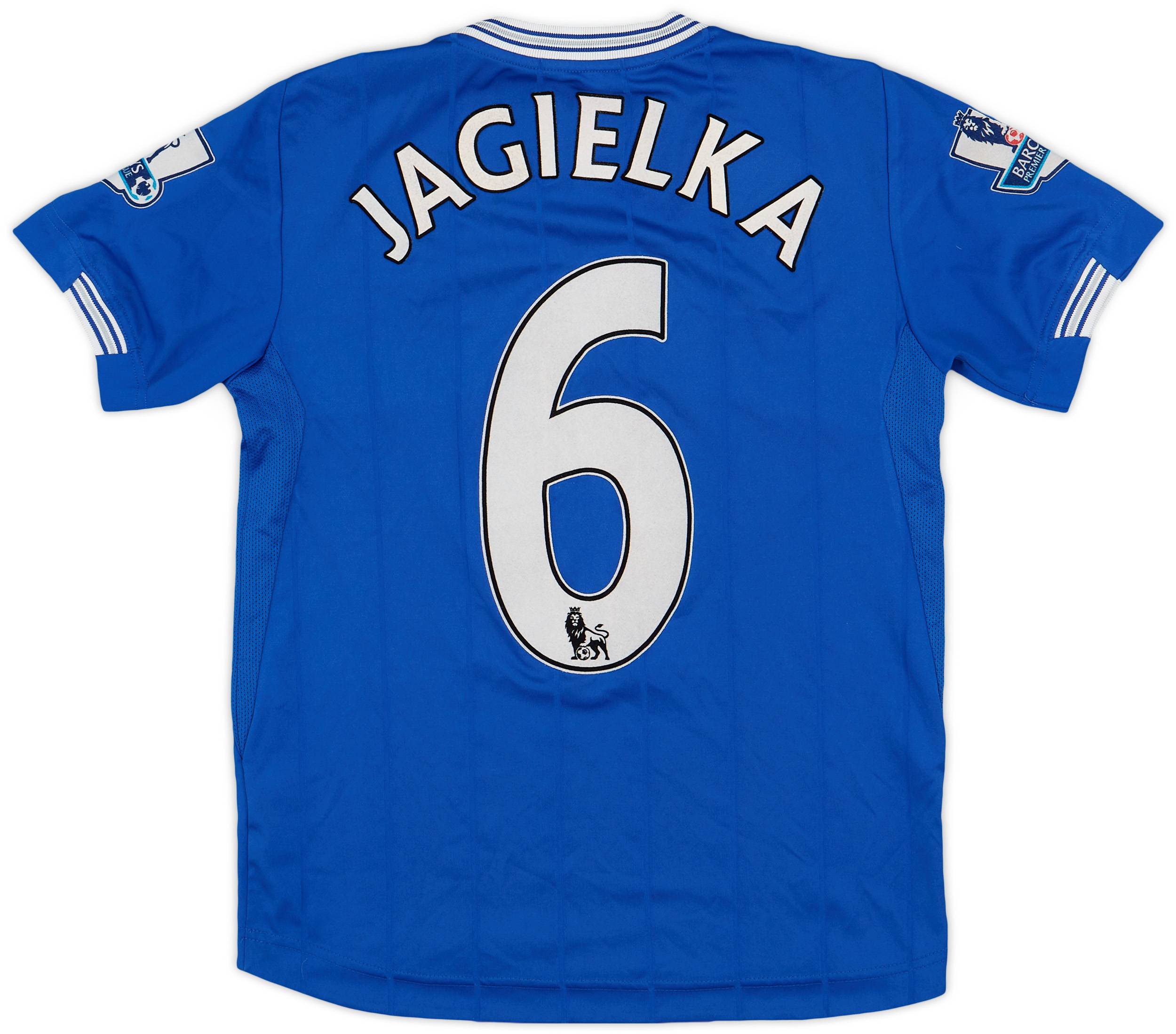 2009-10 Everton Home Shirt Jagielka #6 - 5/10 - (XL.Boys)