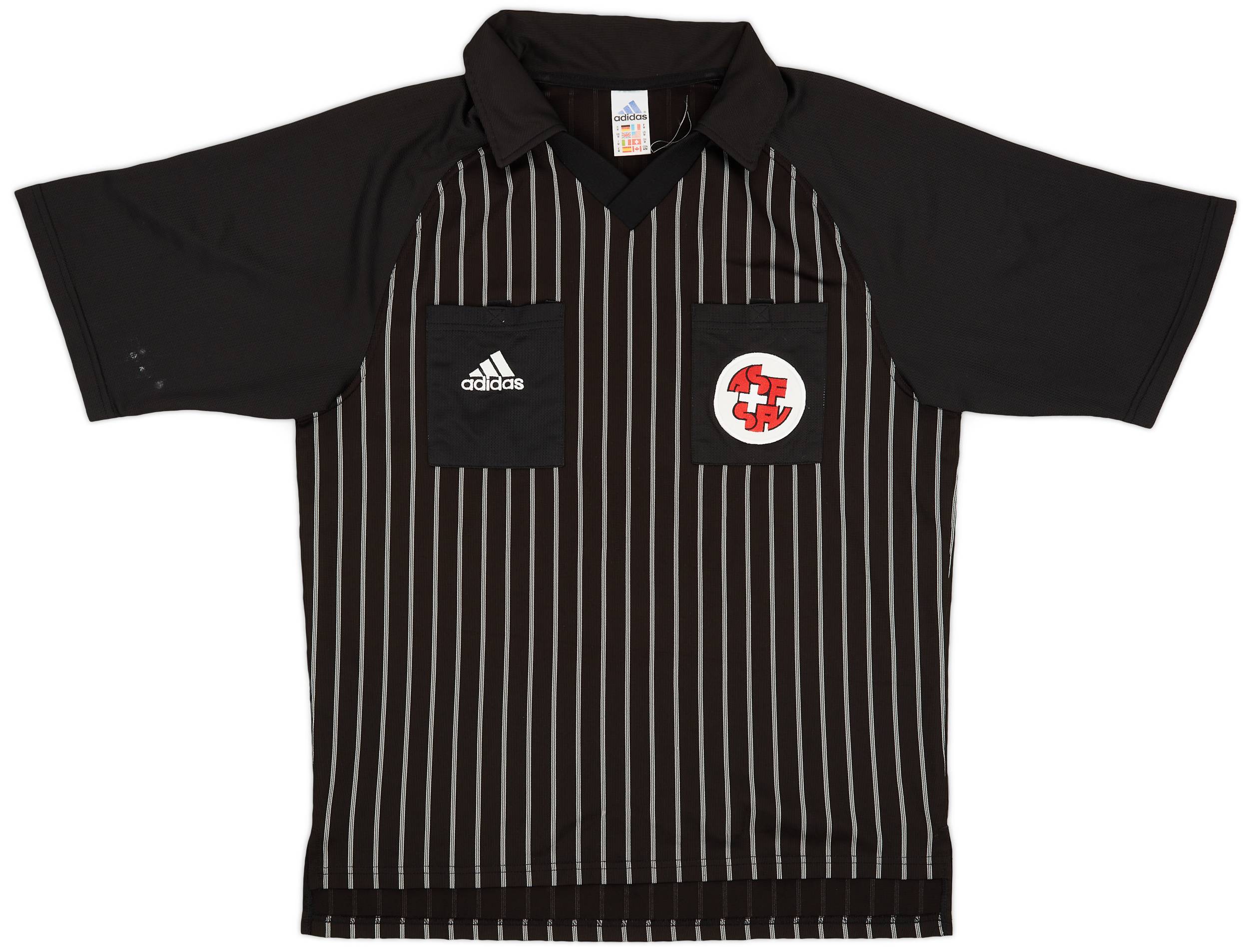 1990s Switzerland adidas Referee Shirt 9 10 M