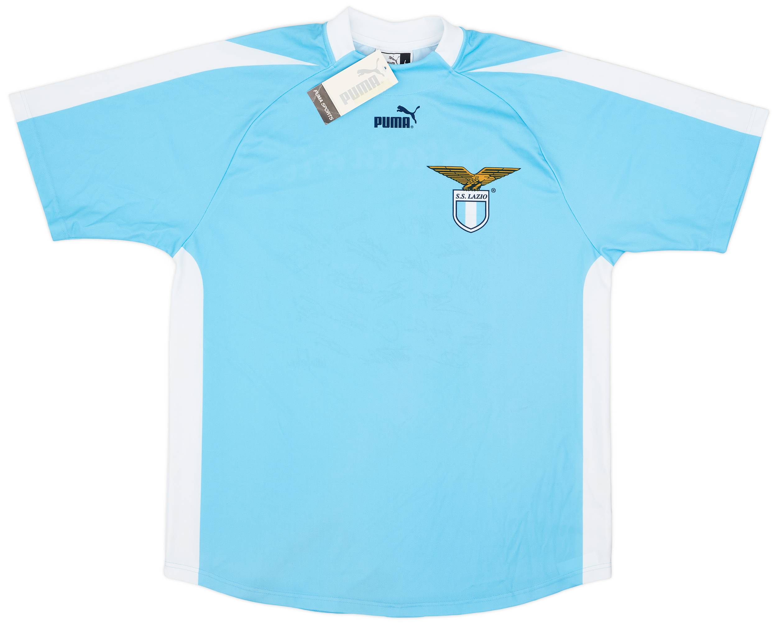 2003-04 Lazio 'Signed' Basic Home Shirt (L)