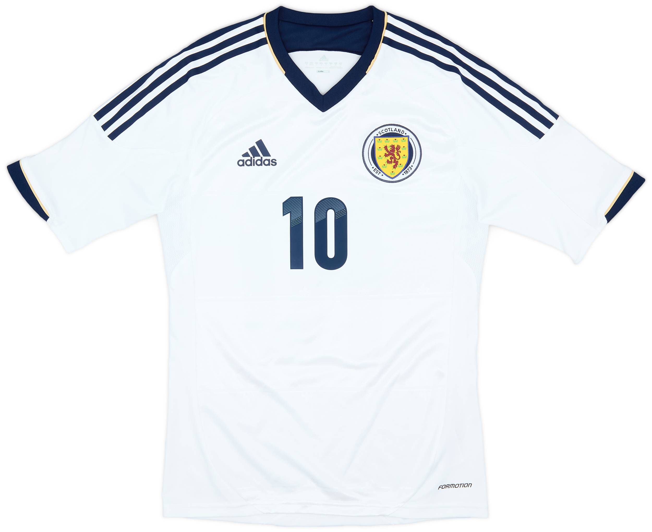 2012-14 Scotland Authentic Away Shirt #10 - 9/10 - (S)