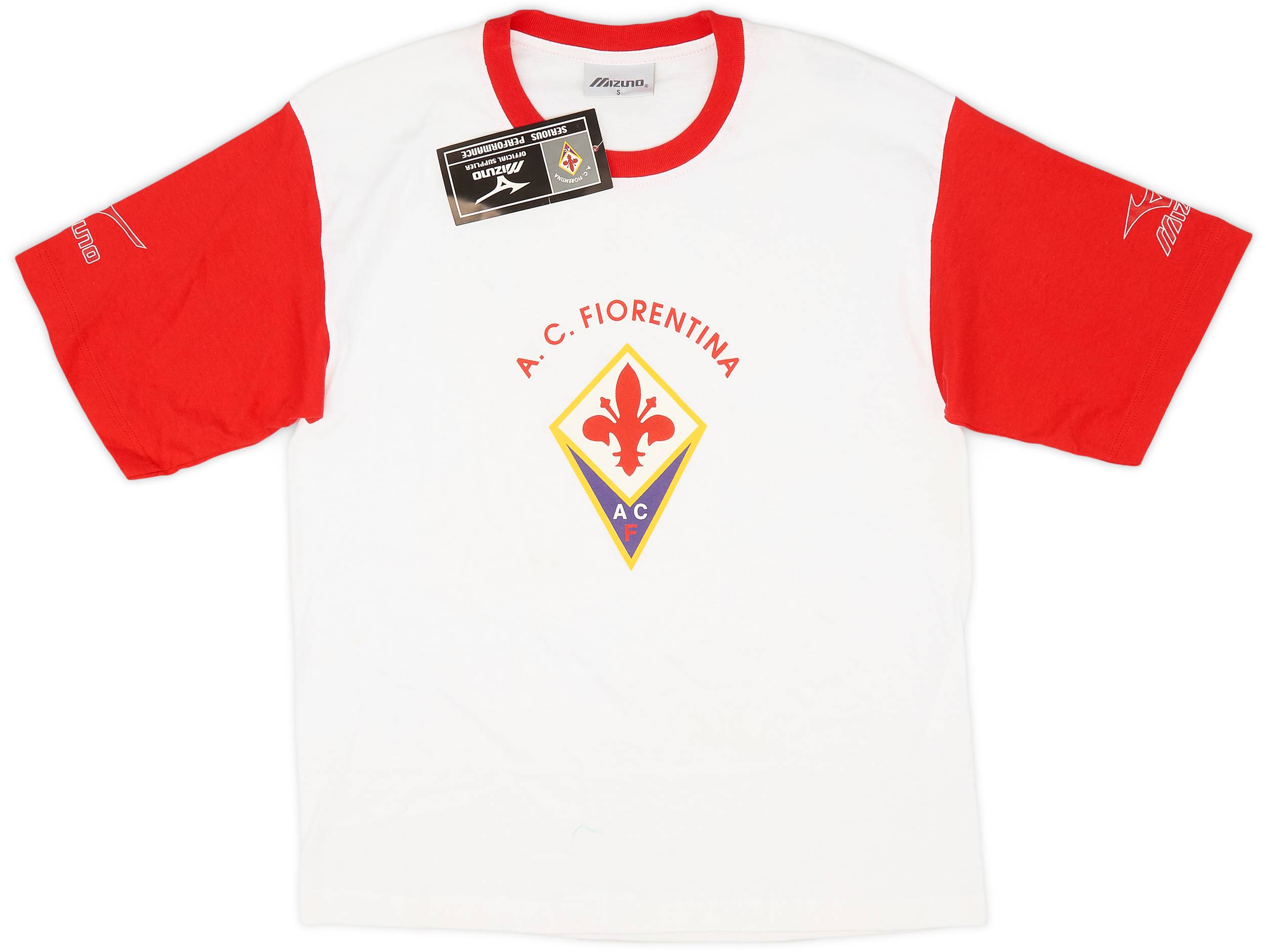 2001-02 Fiorentina Mizuno Cotton Tee (S)