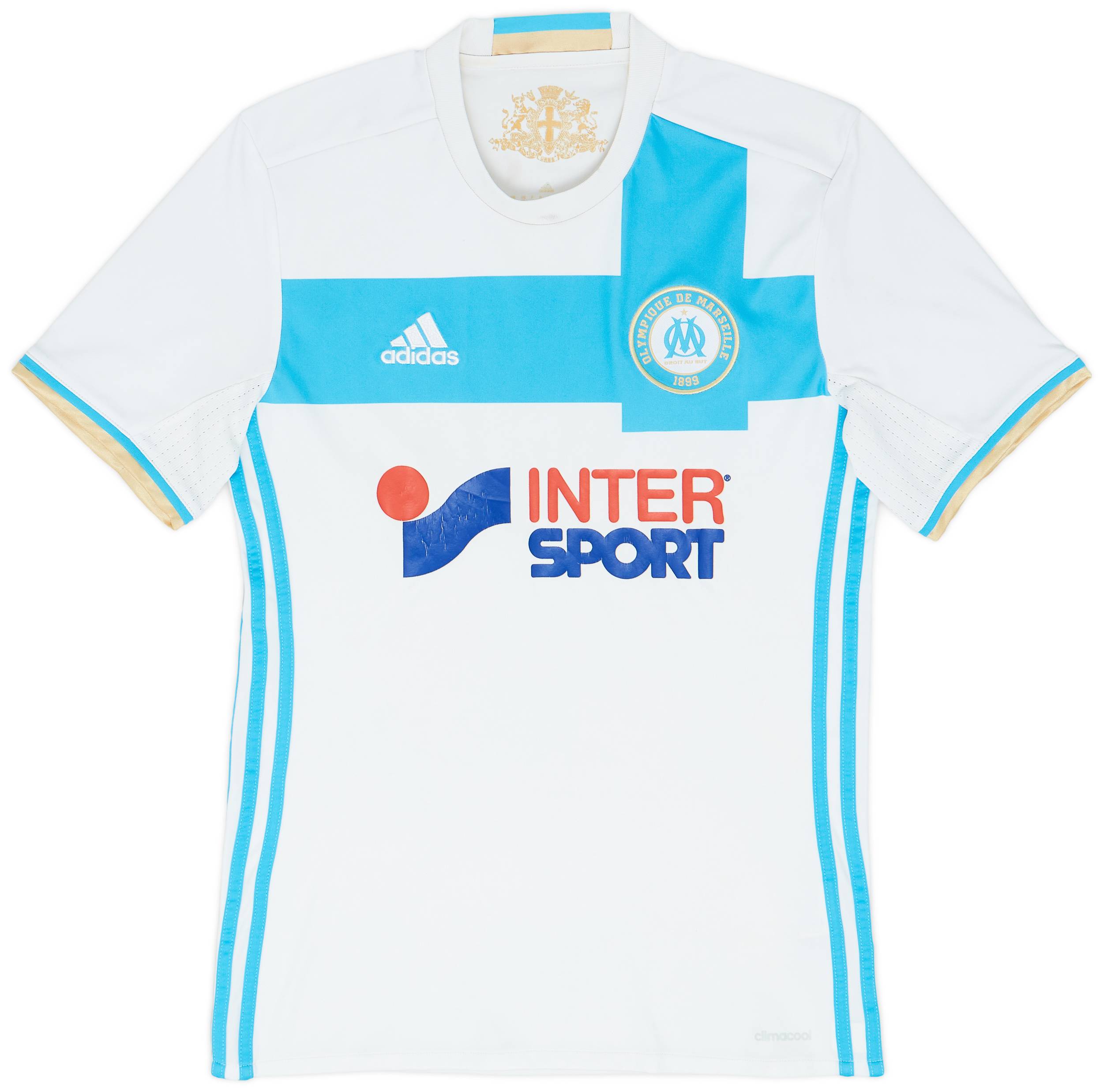 2016-17 Olympique Marseille Home Shirt - 6/10 - (XS)