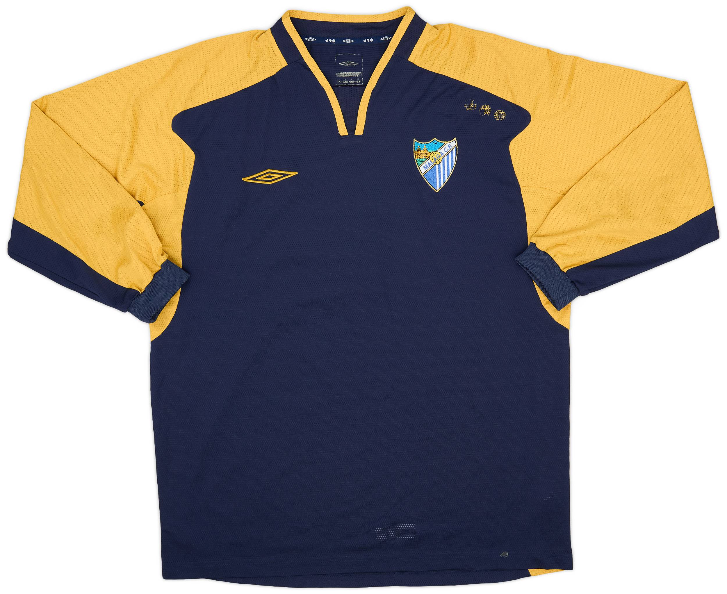 2004-05 Malaga Umbro Training L/S Shirt - 7/10 - (L)