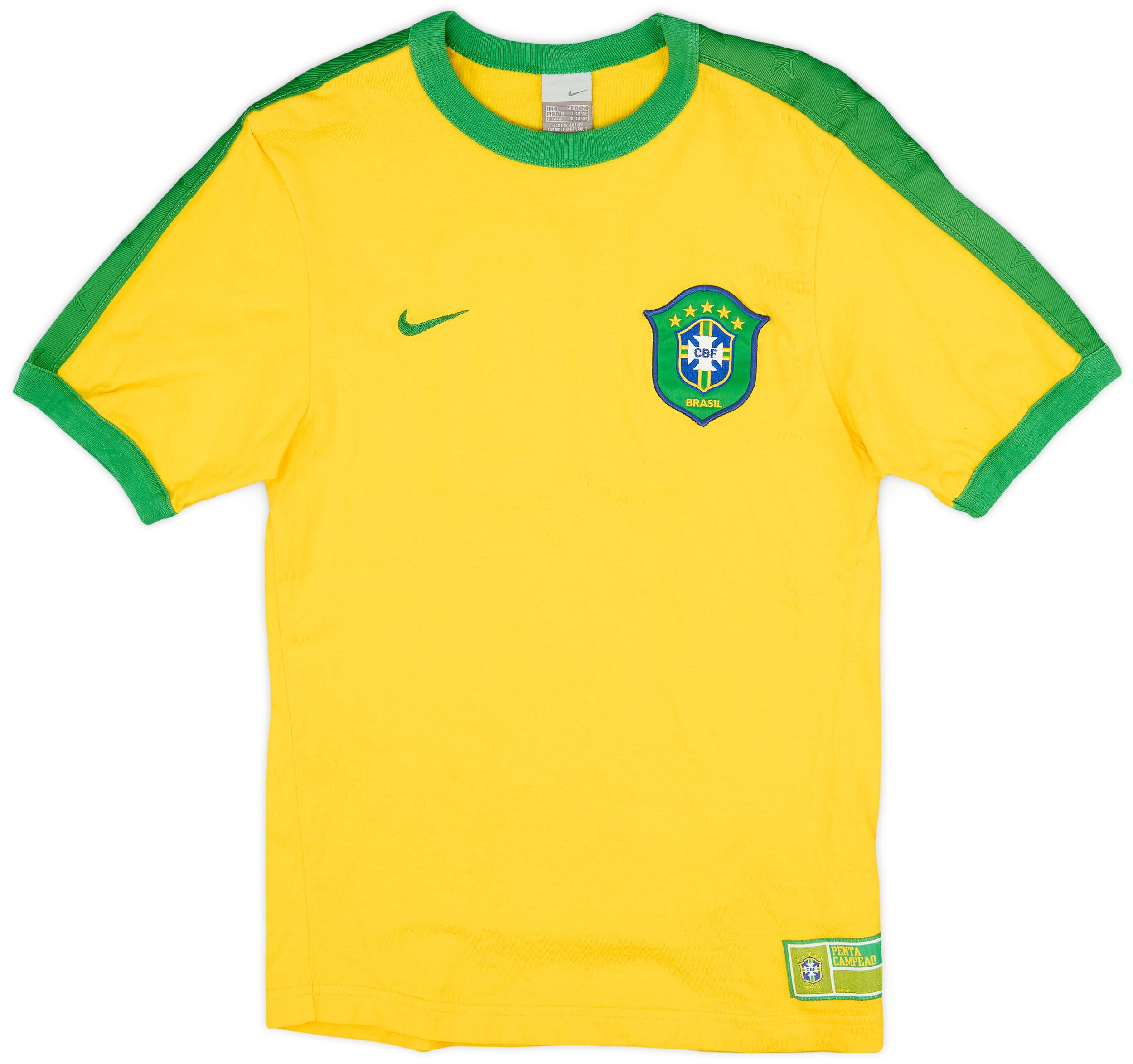 2005-06 Brazil Nike Fan Tee #10 - 9/10 - (S)