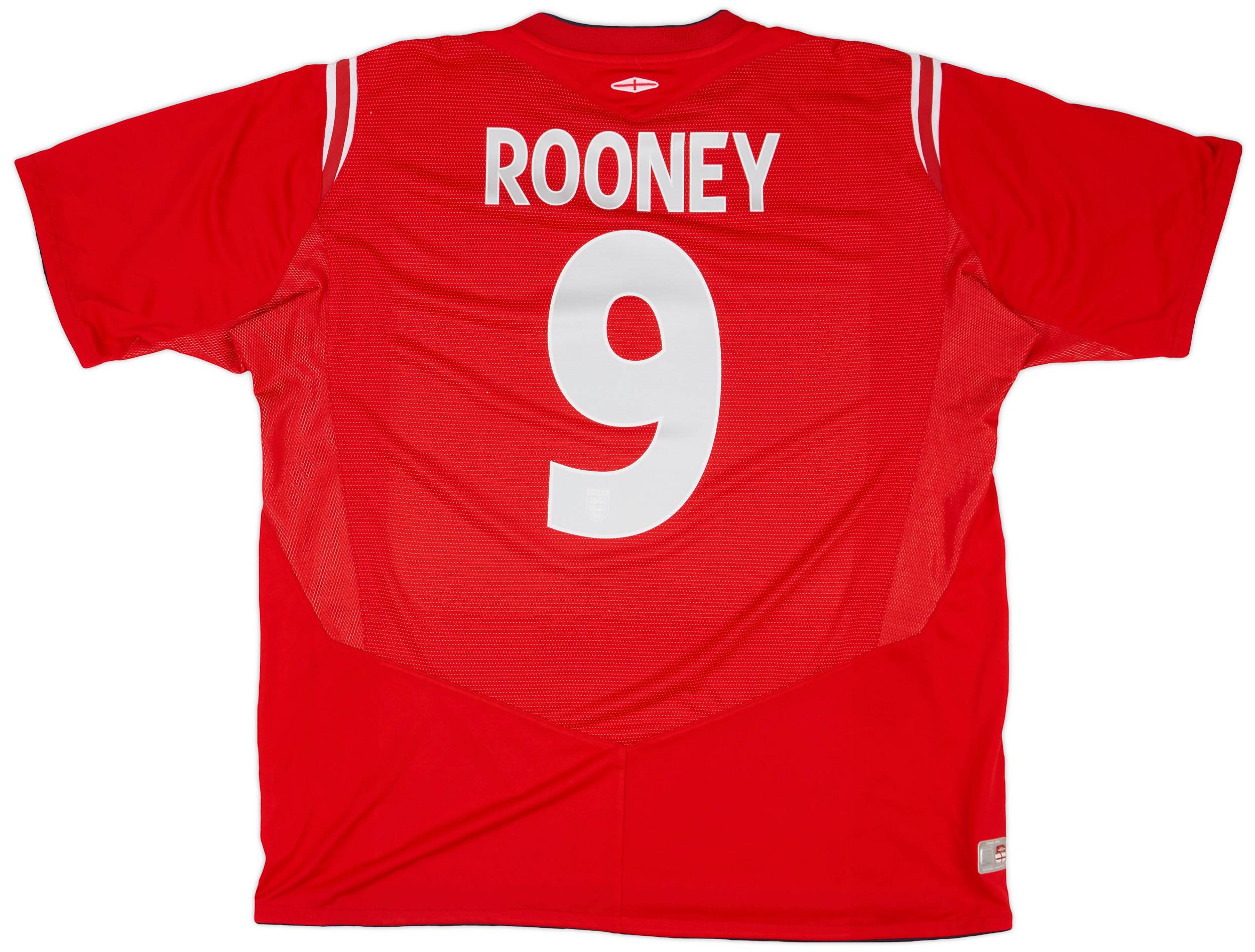 2004-06 England Away Shirt Rooney #9 - 7/10 - (XXL)