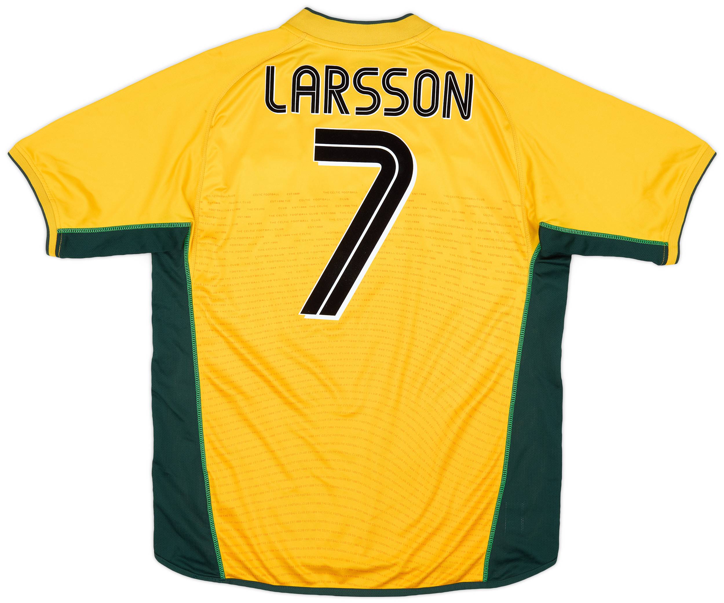 2002-03 Celtic Away Shirt Larsson #7 - 8/10 - (L)