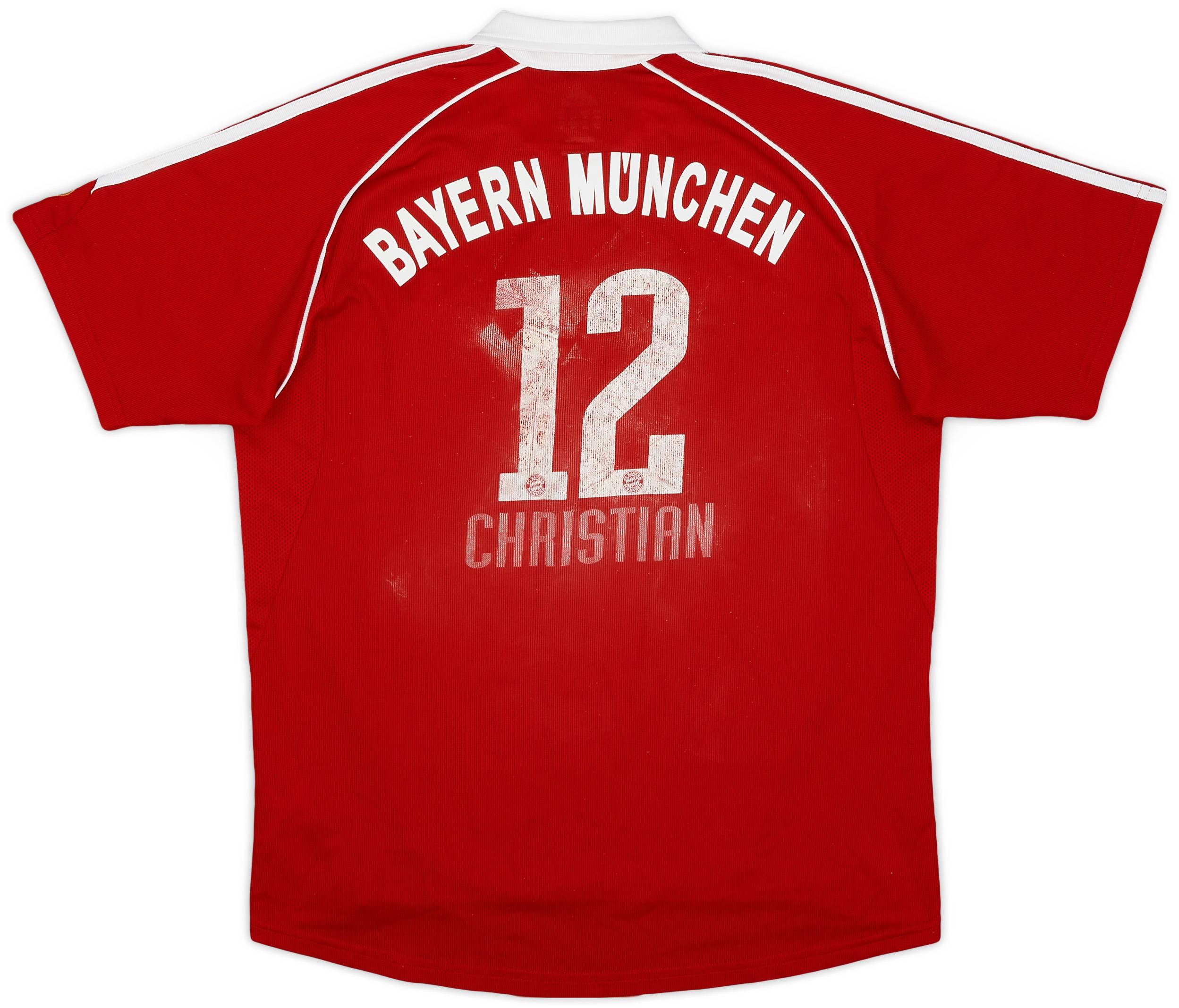 2006-07 Bayern Munich Home Shirt Christian #12 - 4/10 - (XL.Boys)