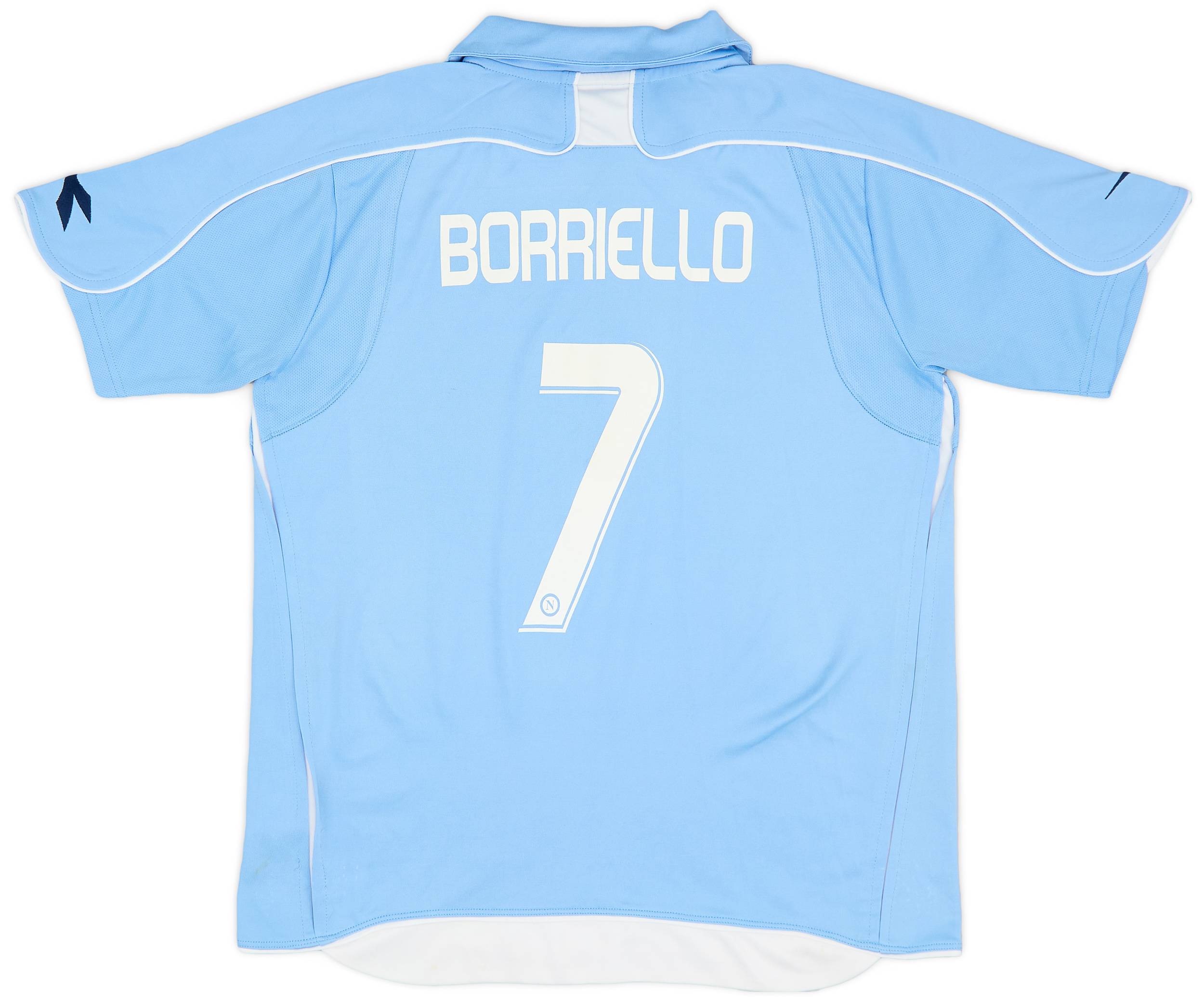 2008-09 Napoli Home Shirt Borriello #7 - 5/10 - (XL.Boys)