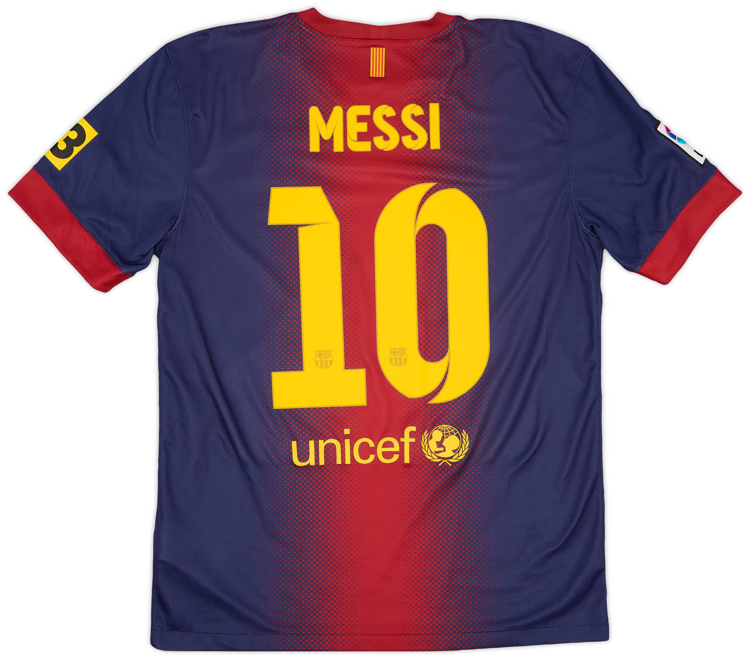 2012-13 Barcelona Home Shirt Messi #10 - 9/10 - (M)