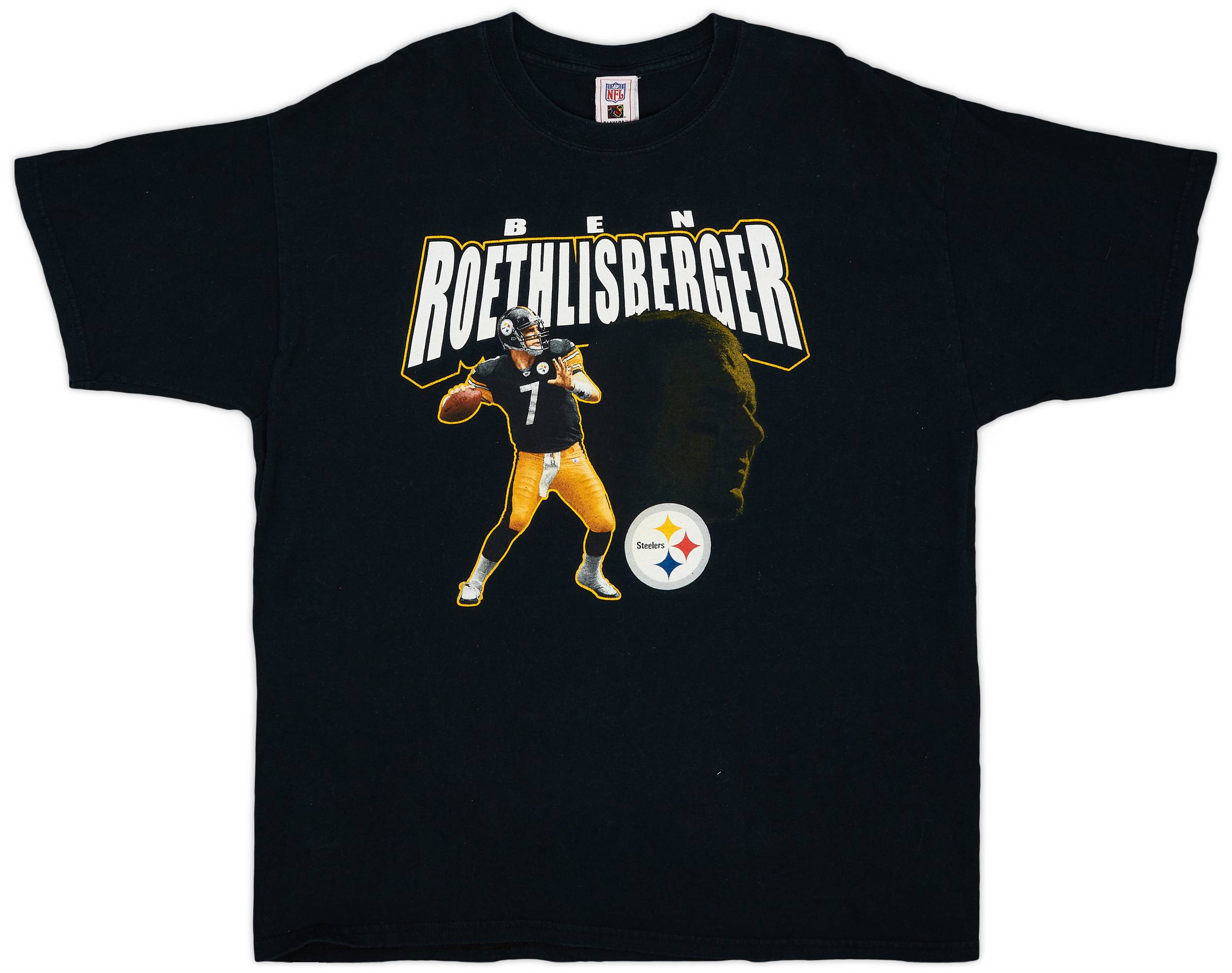 2005-06 Pittsburgh Steelers Ben Roethlisberger NFL Tee - 8/10 - (XL)