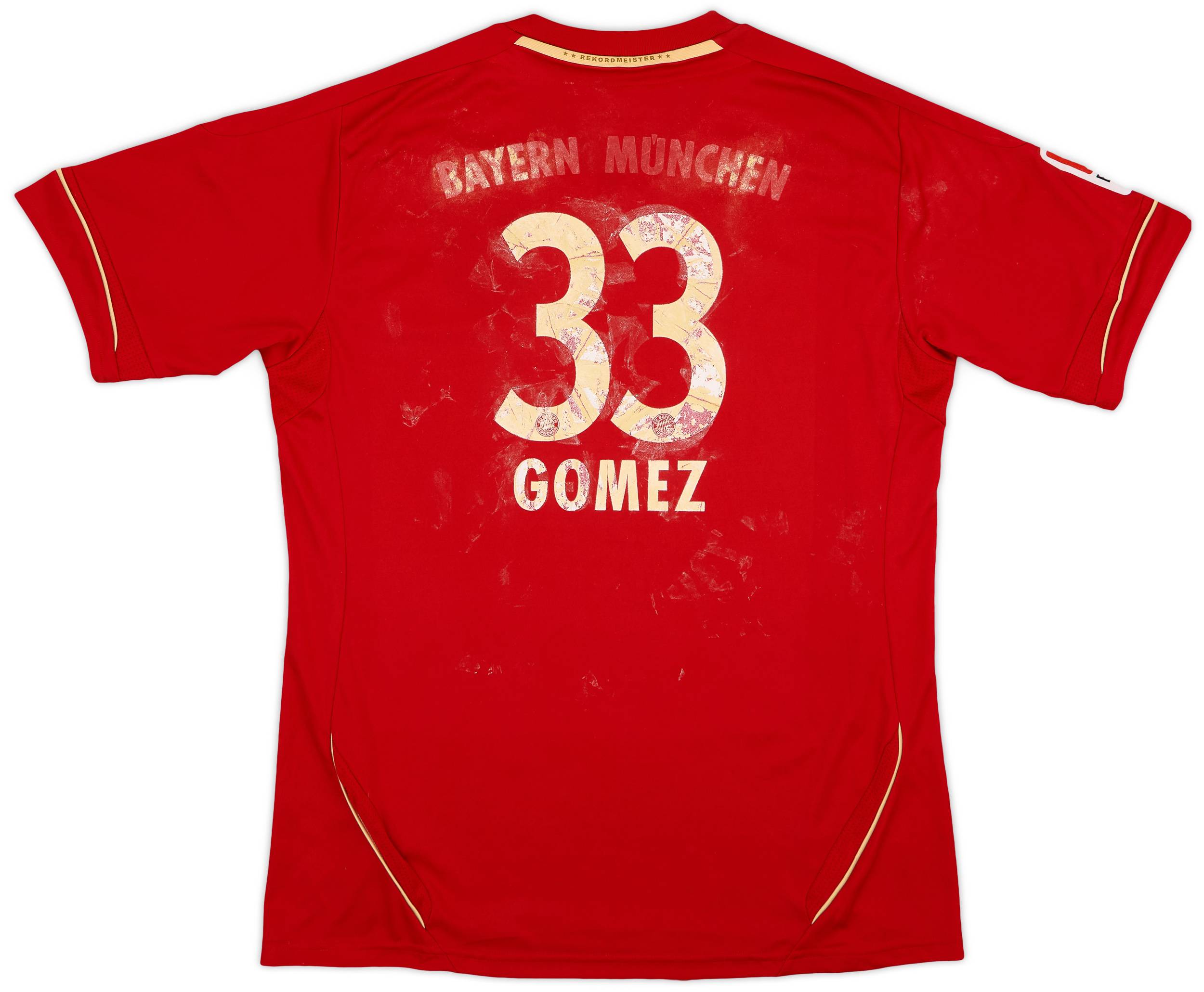 2011-13 Bayern Munich Home Shirt Gomez #33 - 3/10 - (L)