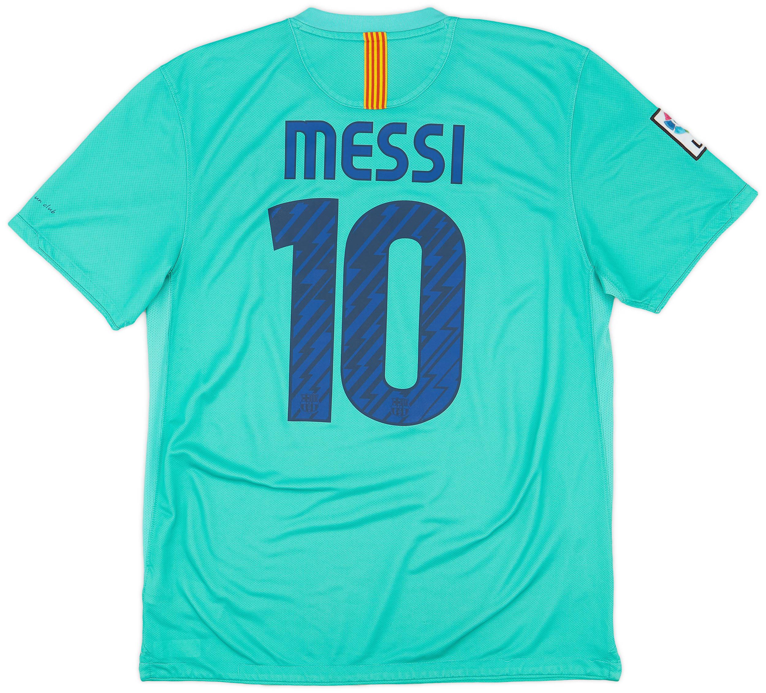 2010-11 Barcelona Away Shirt Messi #10 - 5/10 - (L)