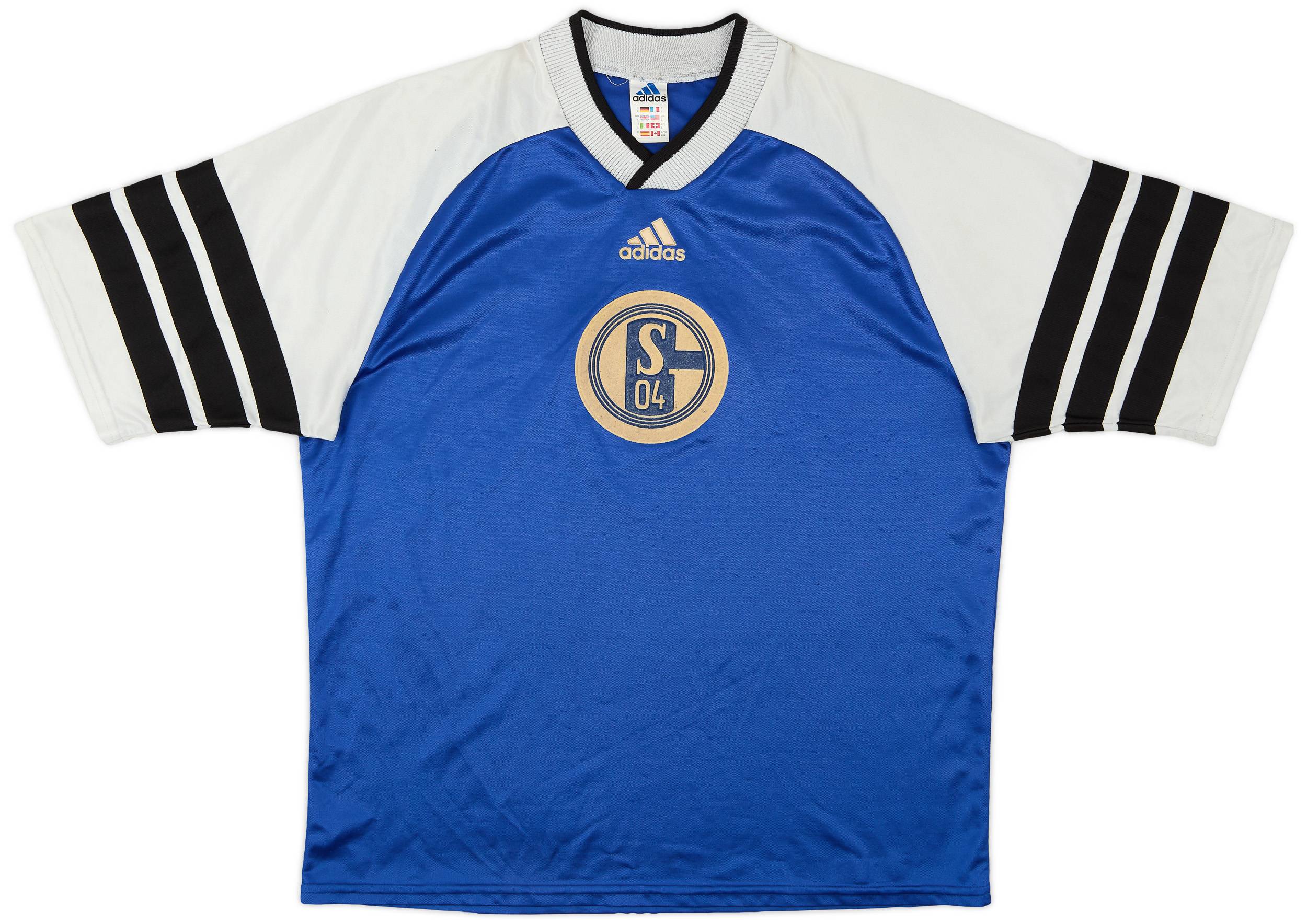 1998-99 Schalke adidas Training Shirt - 6/10 - (L)