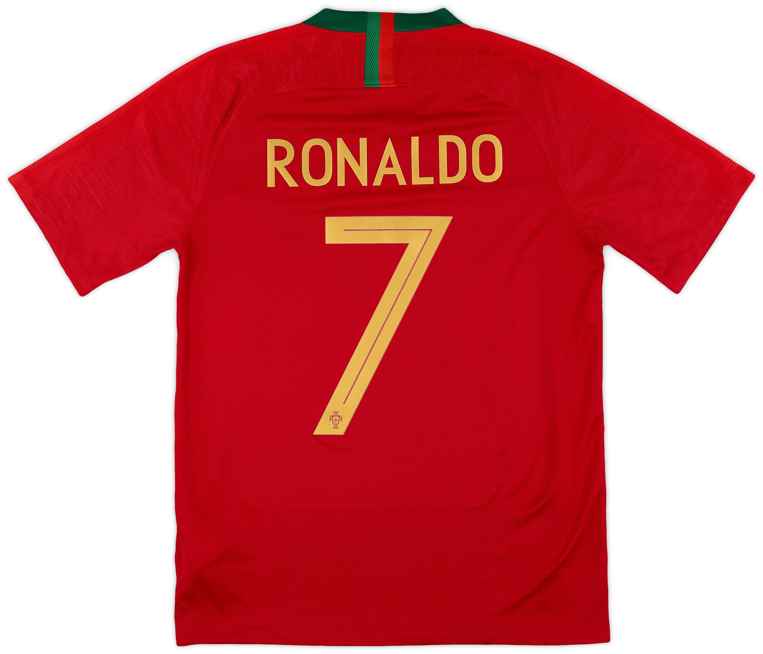 2018-19 Portugal Home Shirt Ronaldo #7 - 10/10 - (M)