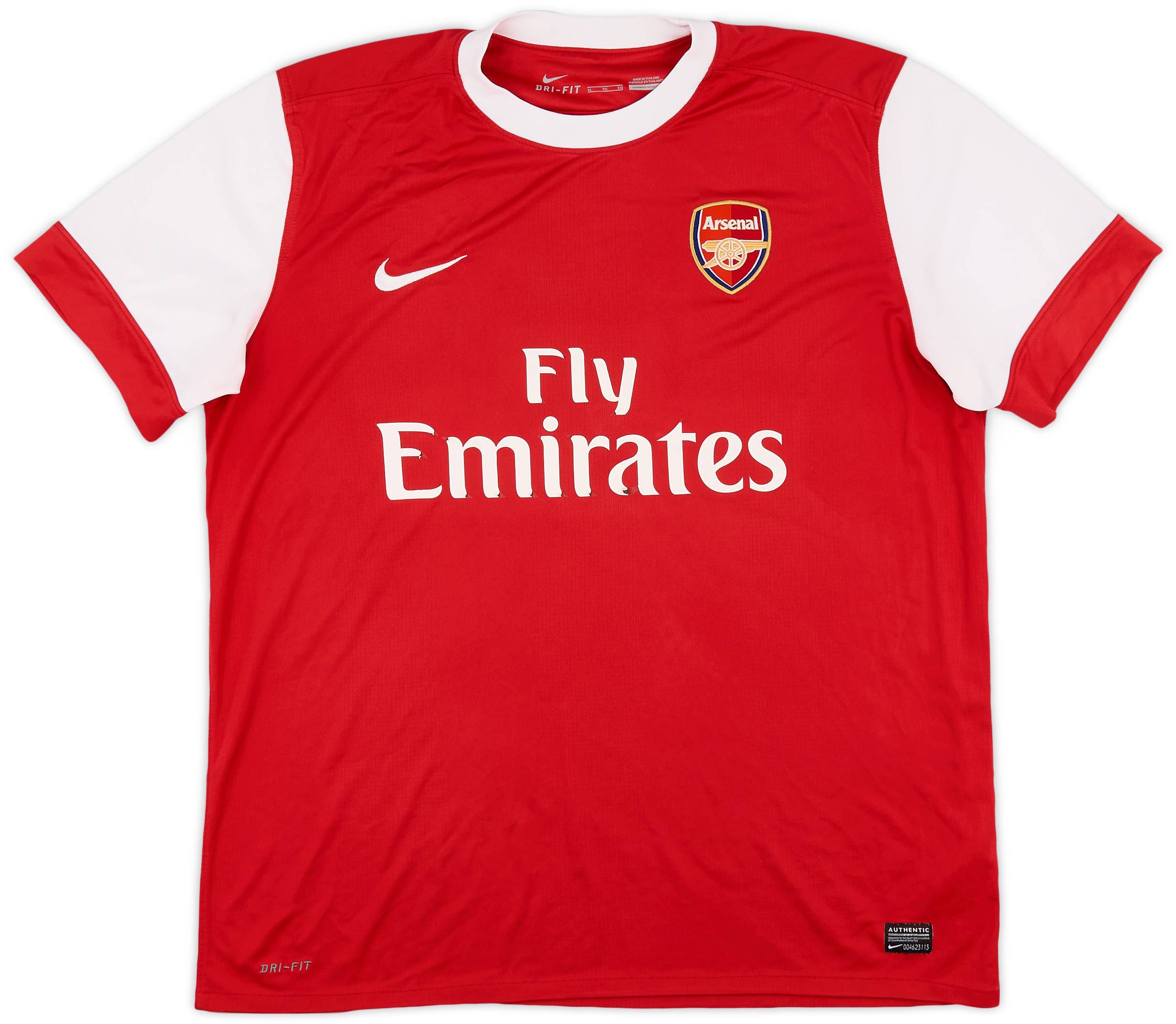 2010-11 Arsenal Home Shirt Fabregas #4 - 8/10 - (XL)