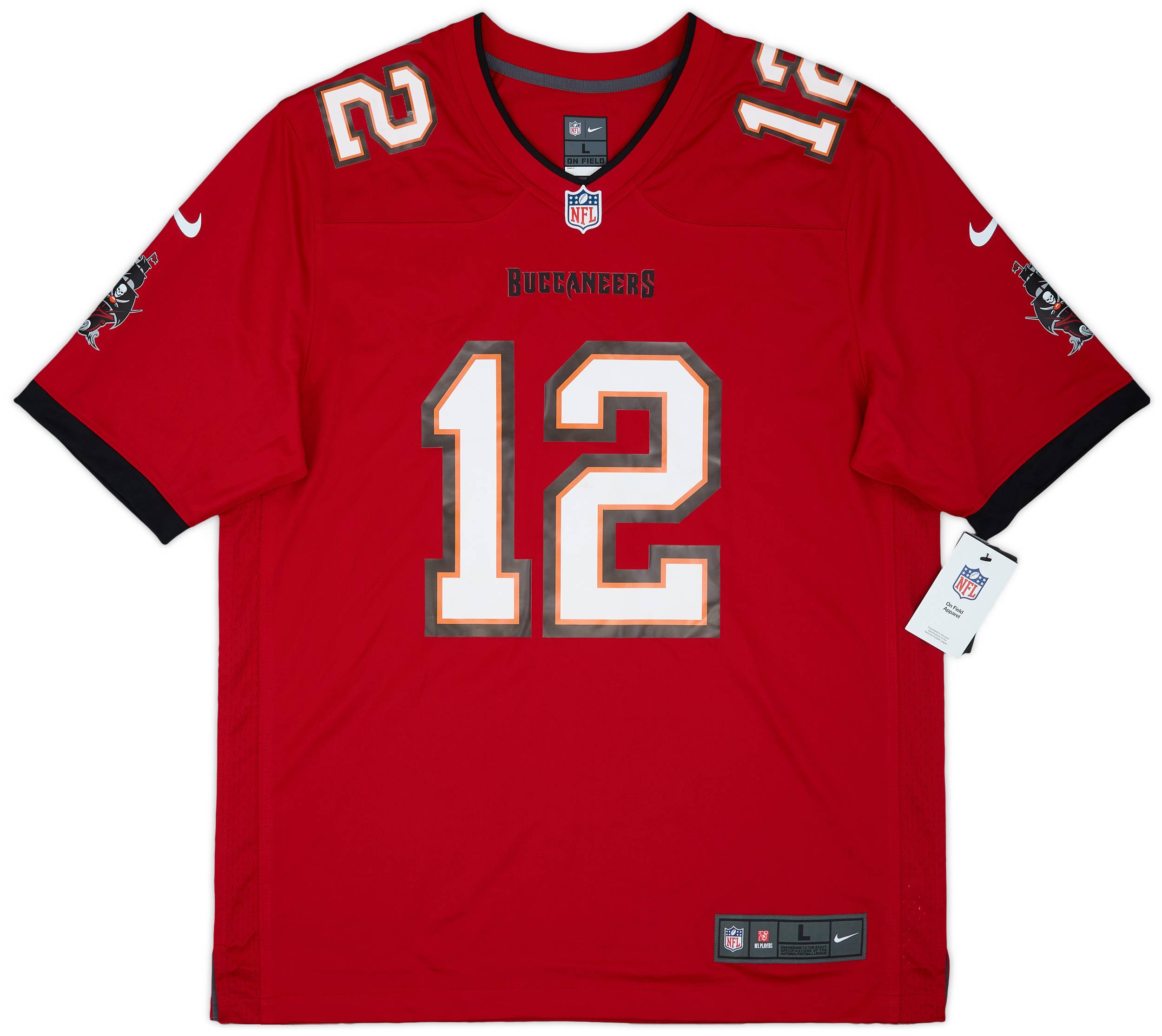 2020-22 Tampa Bay Buccaneers Brady #12 Nike Game Home Jersey (L)
