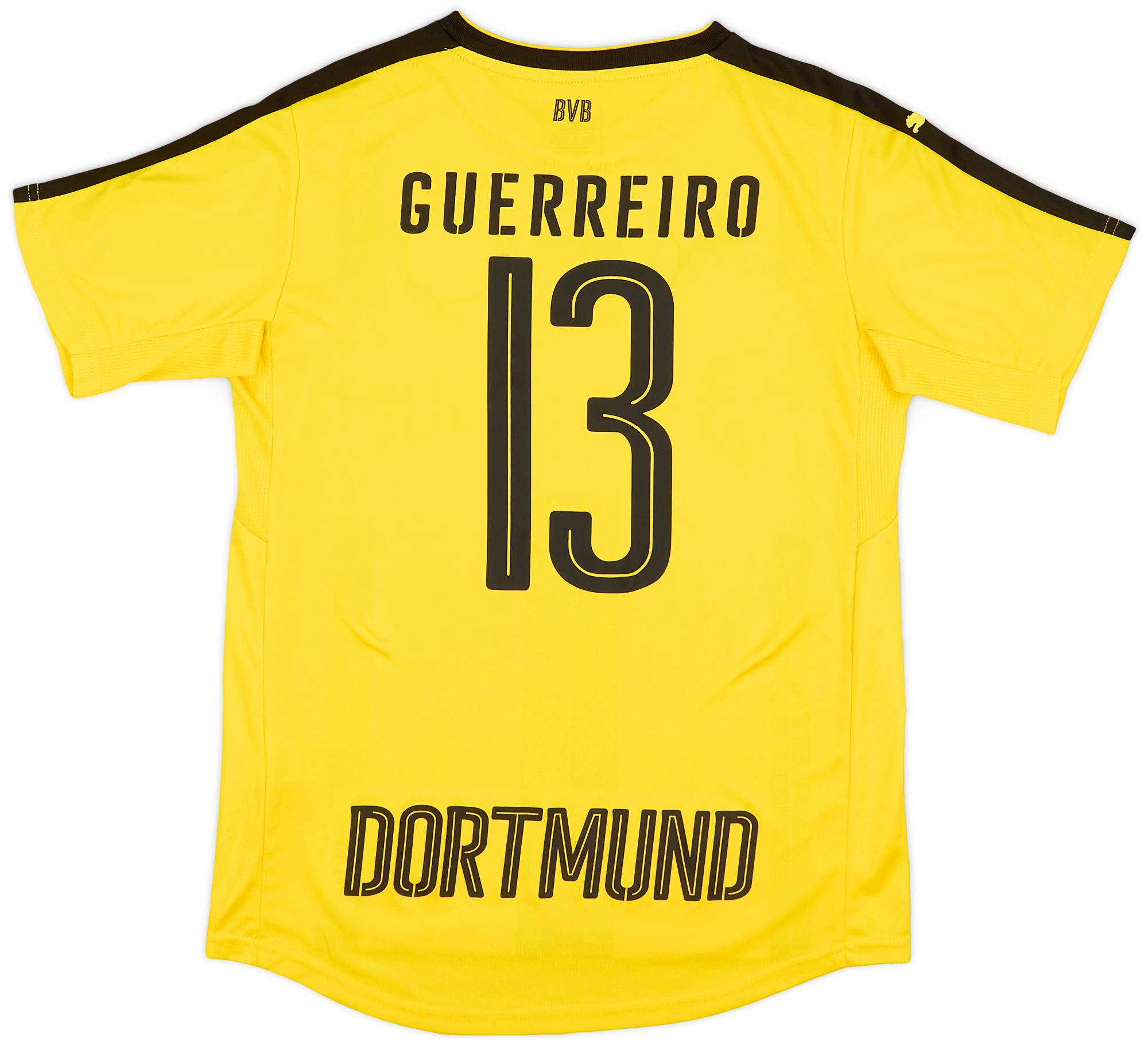 2016-17 Borussia Dortmund Home Shirt Guerreiro #13 - 9/10 - (XL.Boys)
