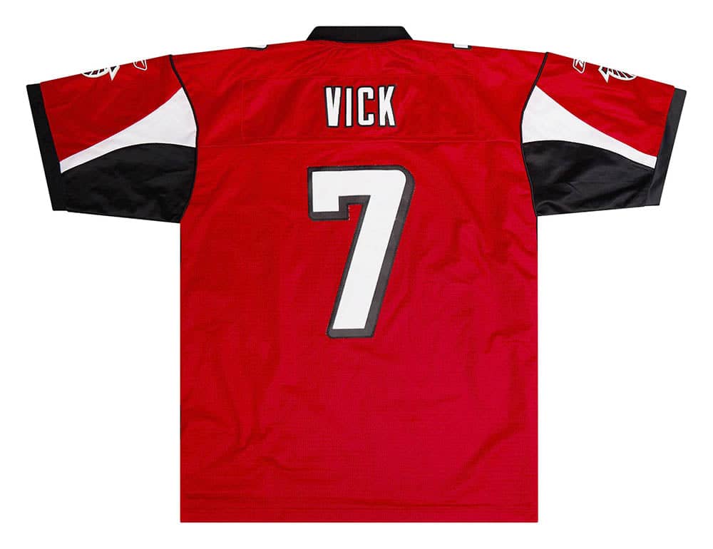 2005-06 Atlanta Falcons Vick #7 Reebok Premier Jersey (Home) L