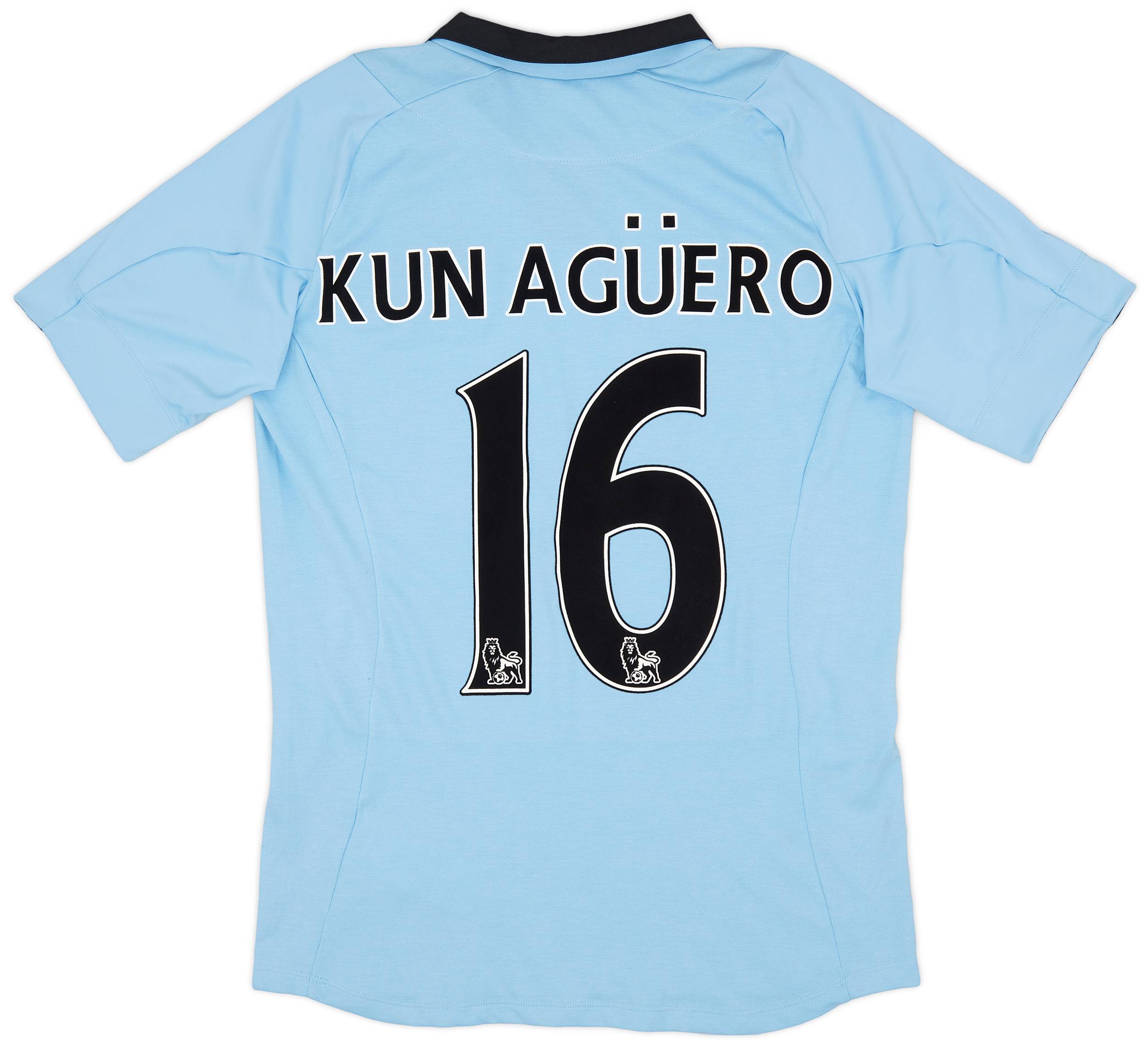 2012 13 Manchester City Home Shirt Kun Aguero 16 M