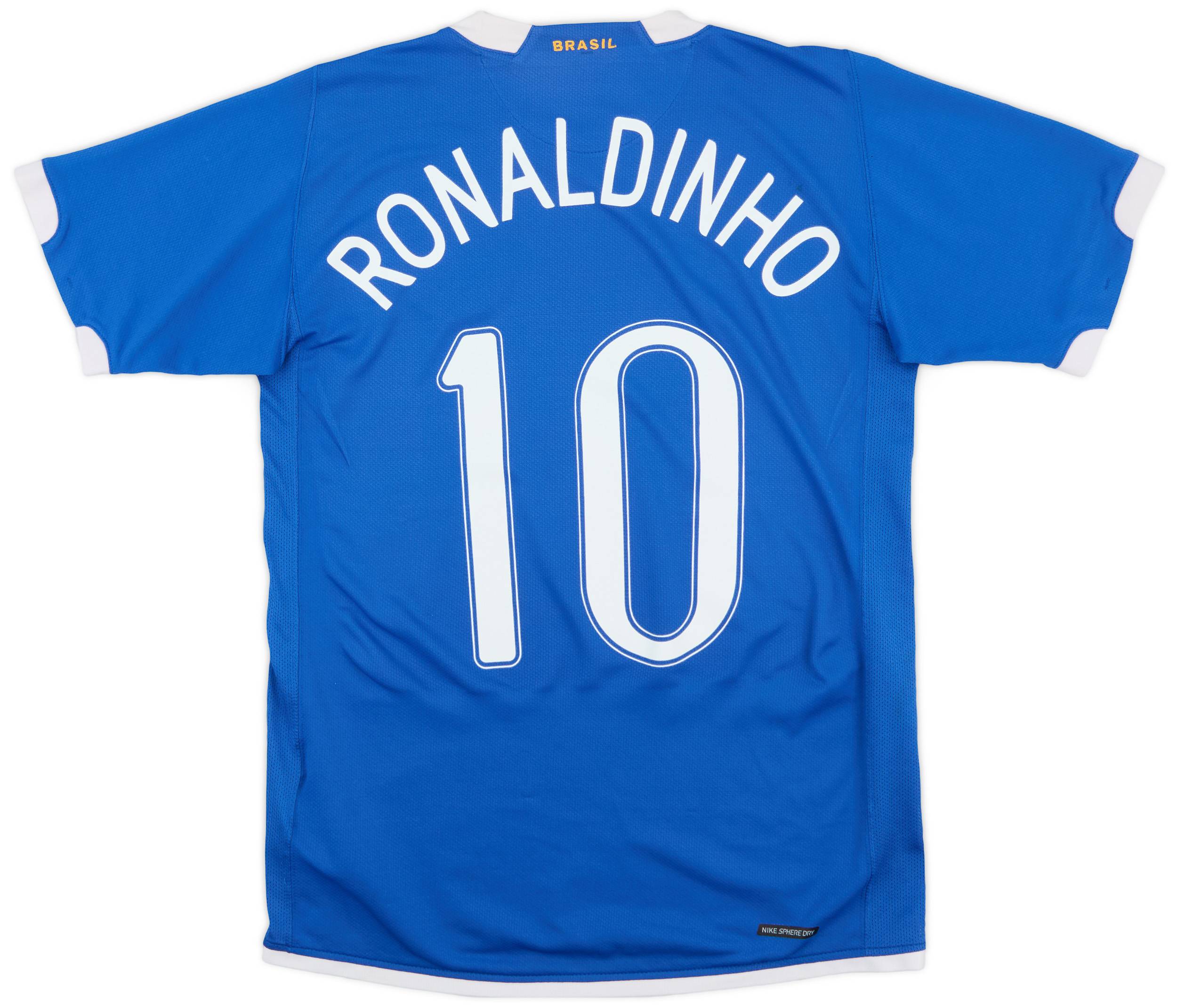 2006-07 Brazil Away Shirt Ronaldinho #10 - 9/10 - (S)