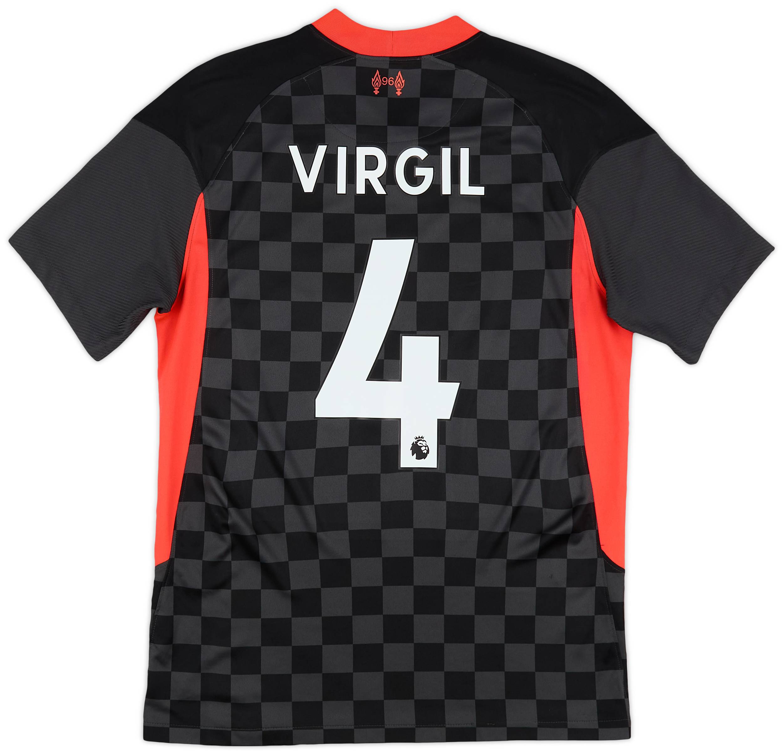 2020-21 Liverpool Third Shirt Virgil #4 - 8/10 - (S)