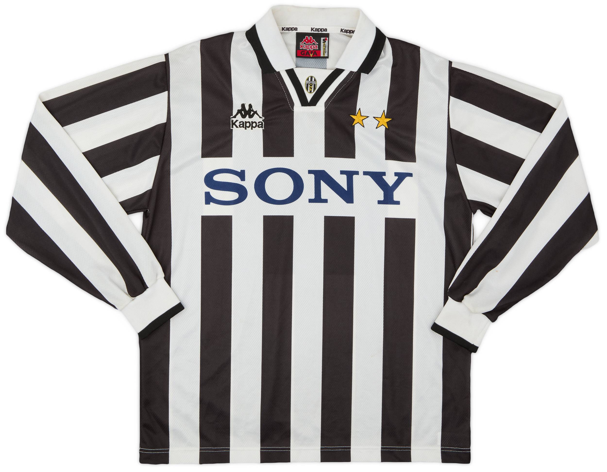 1995-97 Juventus Home L/S Shirt - 7/10 - (S)