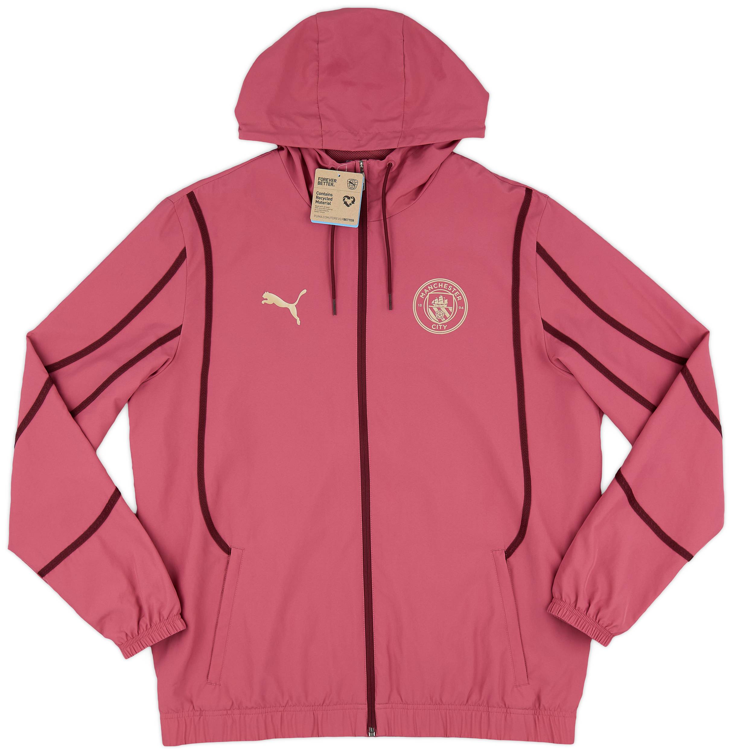 2024-25 Manchester City Puma Pre-Match Hooded Jacket