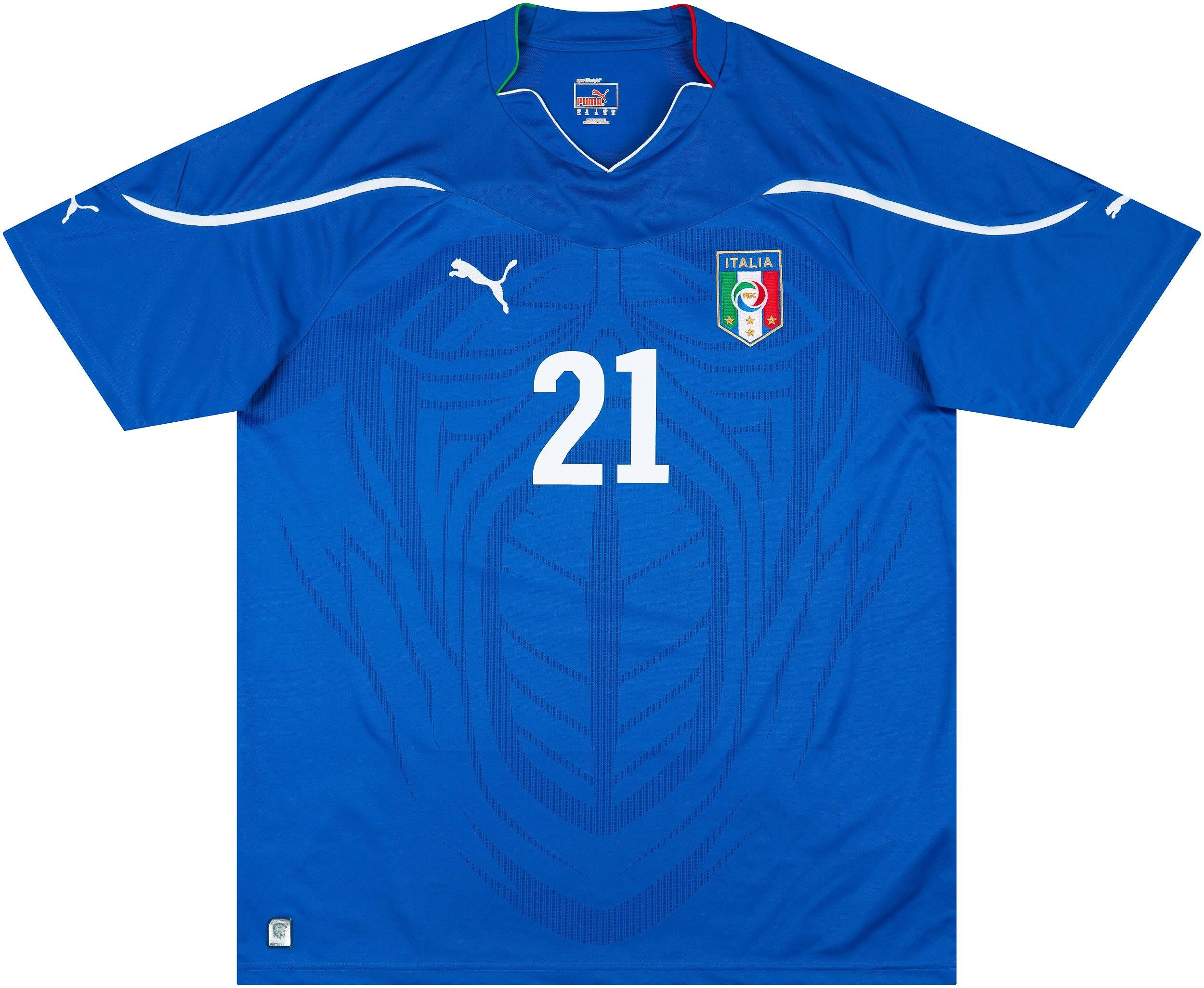 2010-12 Italy Home Shirt Pirlo #21