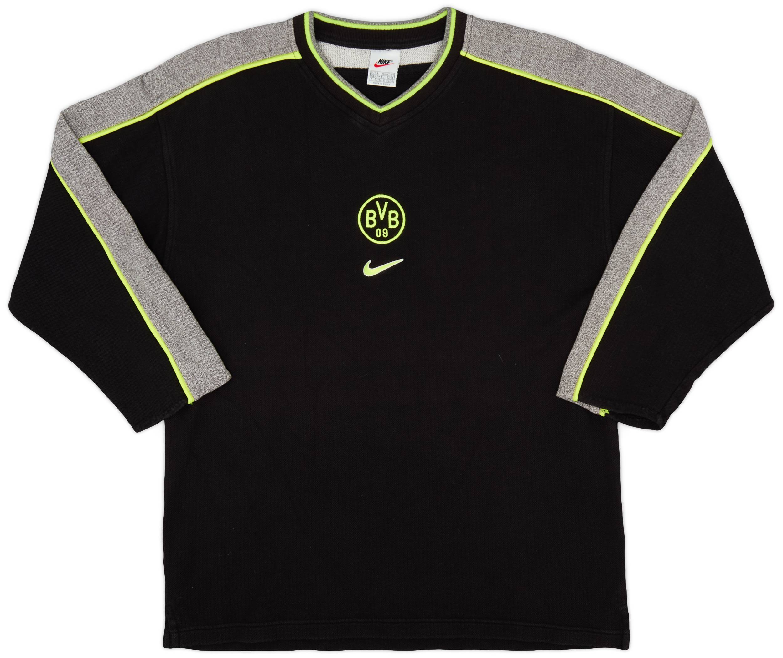 1997-98 Borussia Dortmund Nike Sweat Top - 9/10 - (L) 1997-98 Borussia Dortmund Nike Sweat Top - 9/10 - (L)