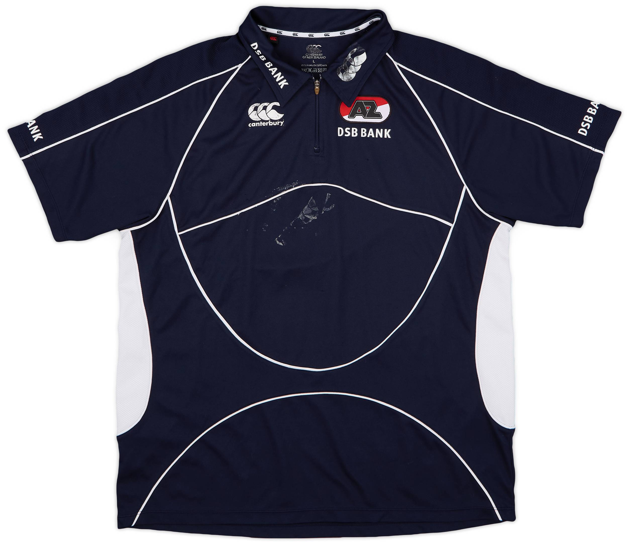 2008-09 AZ Alkmaar Canterbury 1/4 Zip Polo Shirt - 4/10 - (L)