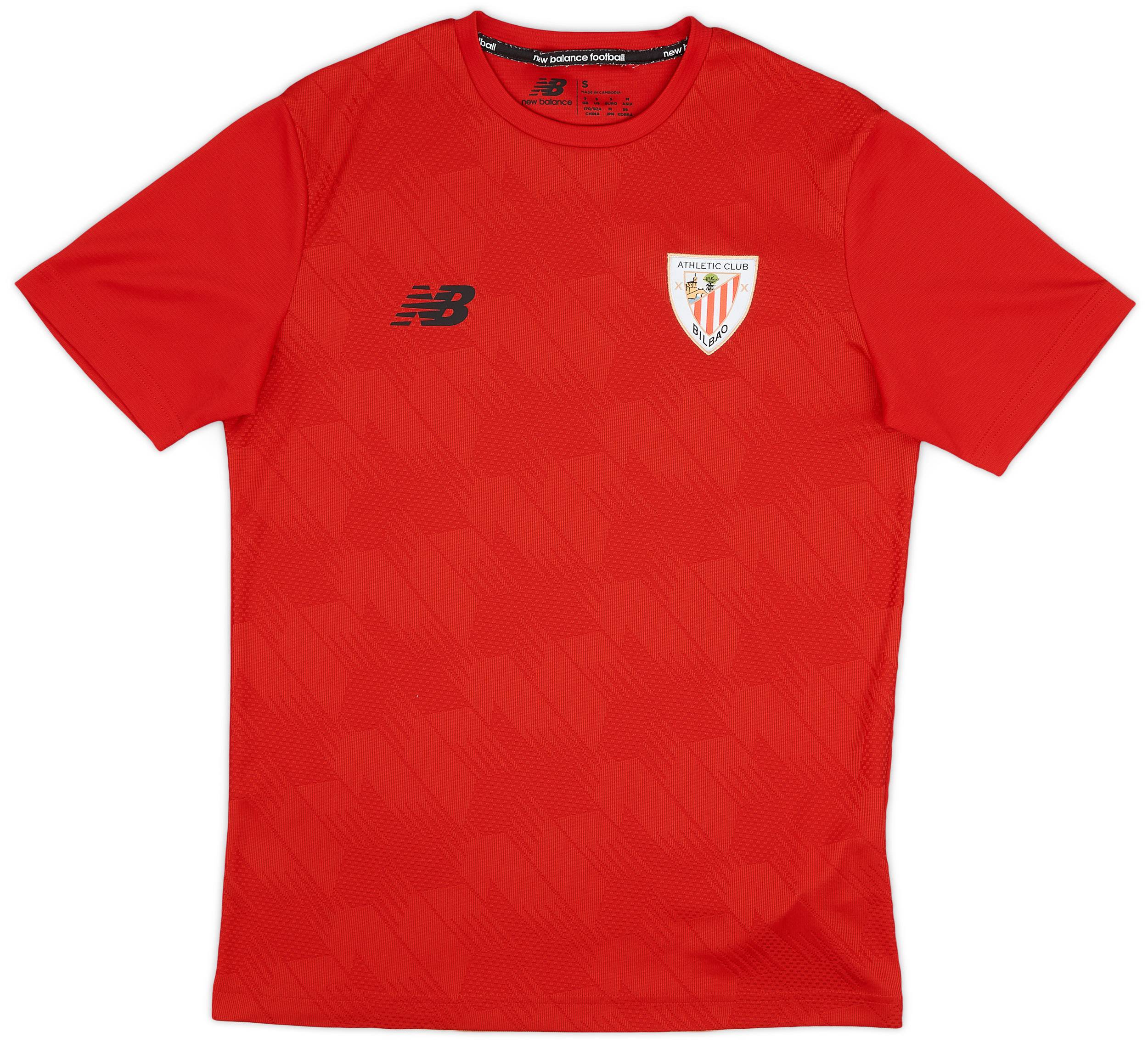 2020 21 Athletic Bilbao New Balance Training Shirt 9 10 S