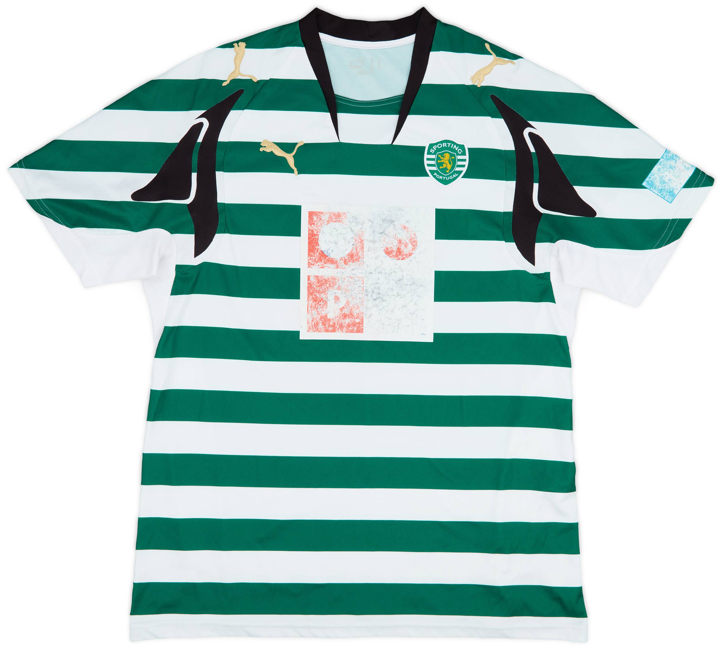 2007-08 Sporting CP Home Shirt - 4/10 - (XL)