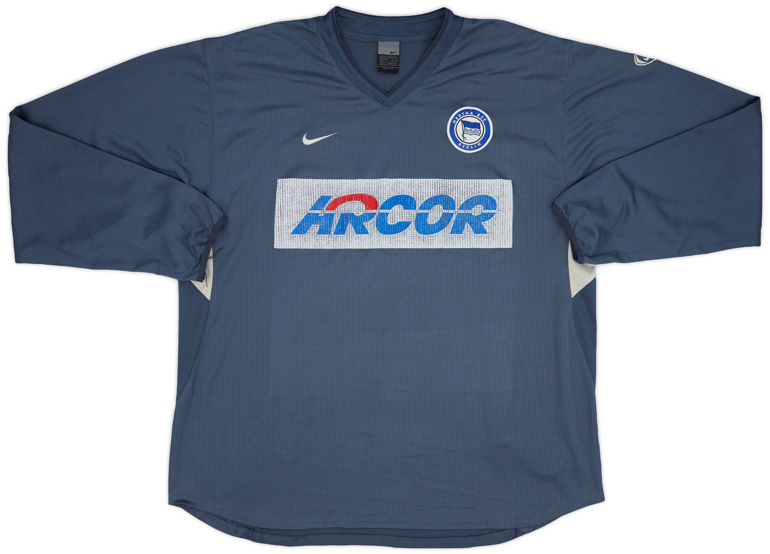 2002-04 Hertha Berlin Nike Training L/S Shirt - 6/10 - (XXL)