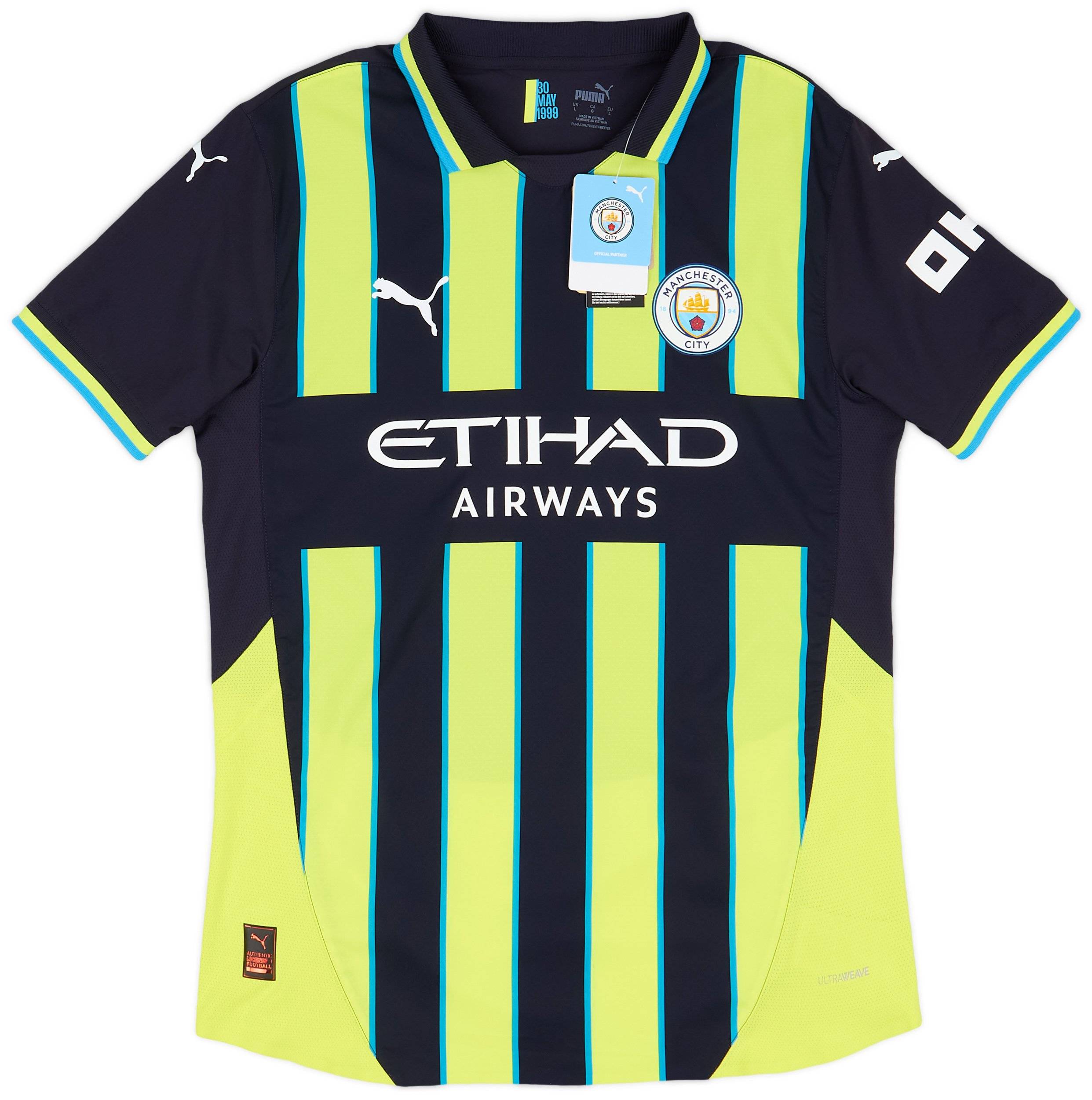 2024-25 Manchester City Authentic Away Shirt