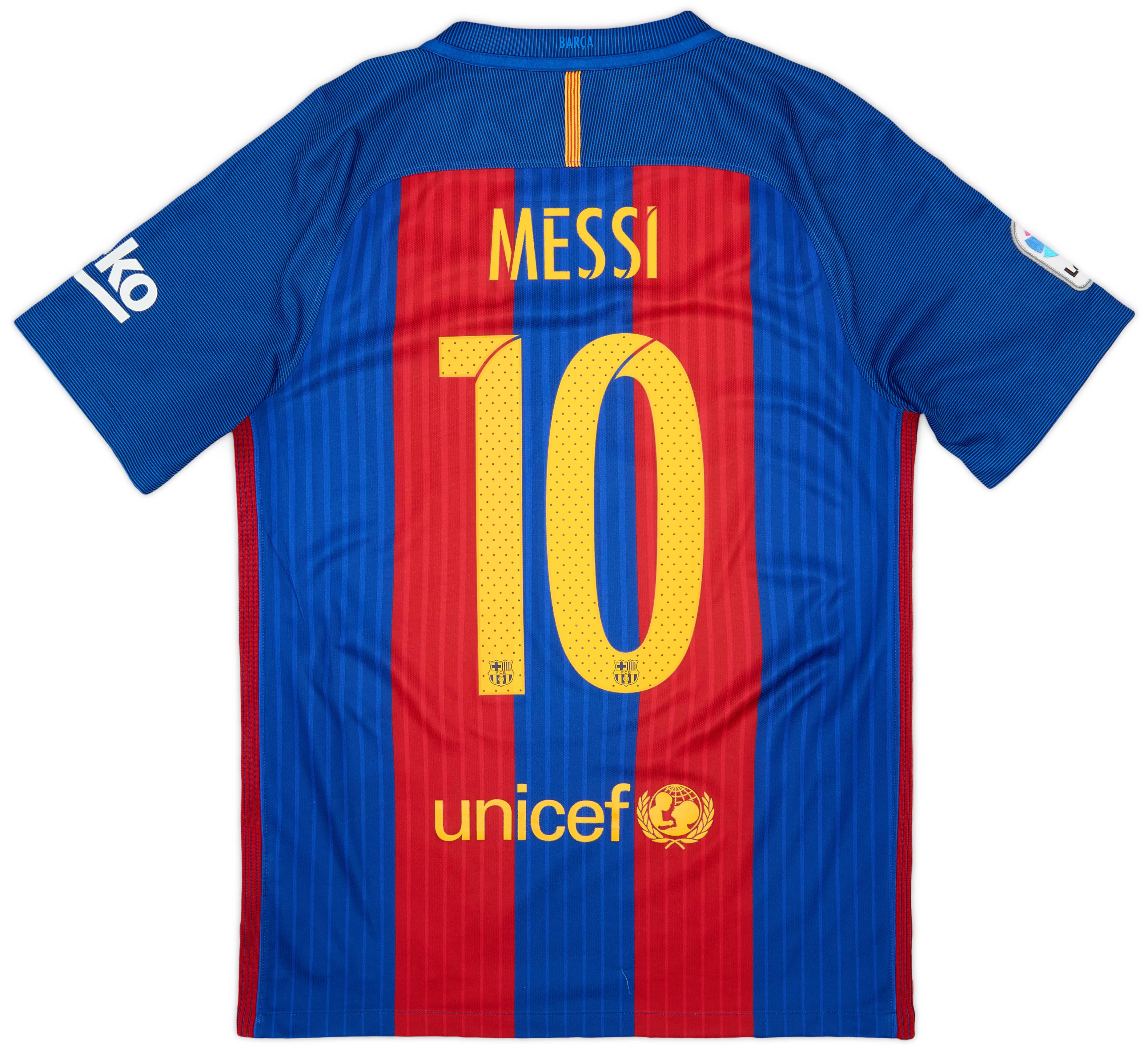 2016-17 Barcelona Home Shirt Messi #10 - 8/10 - (S)